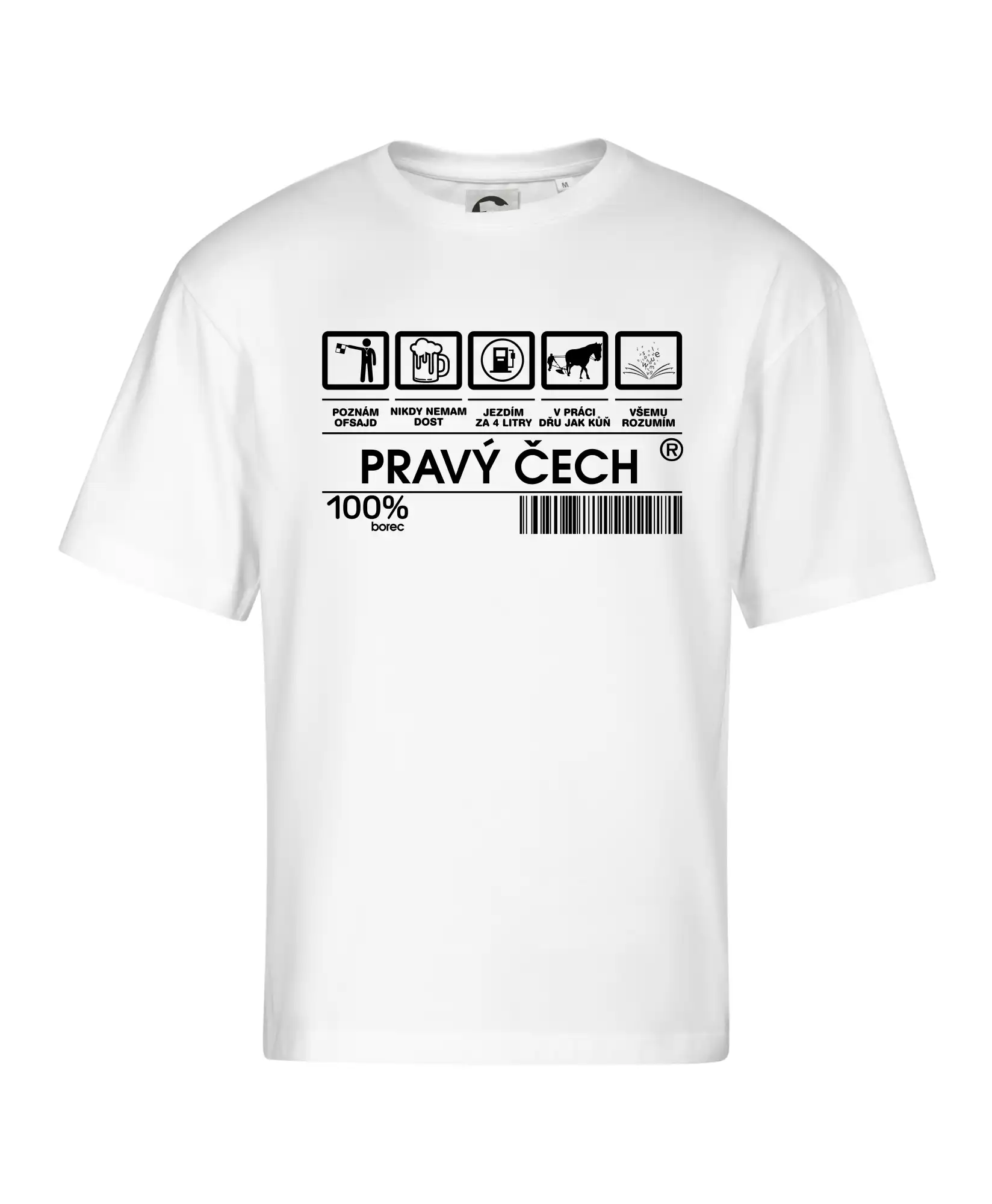 Čárový kód  - Pravý Čech