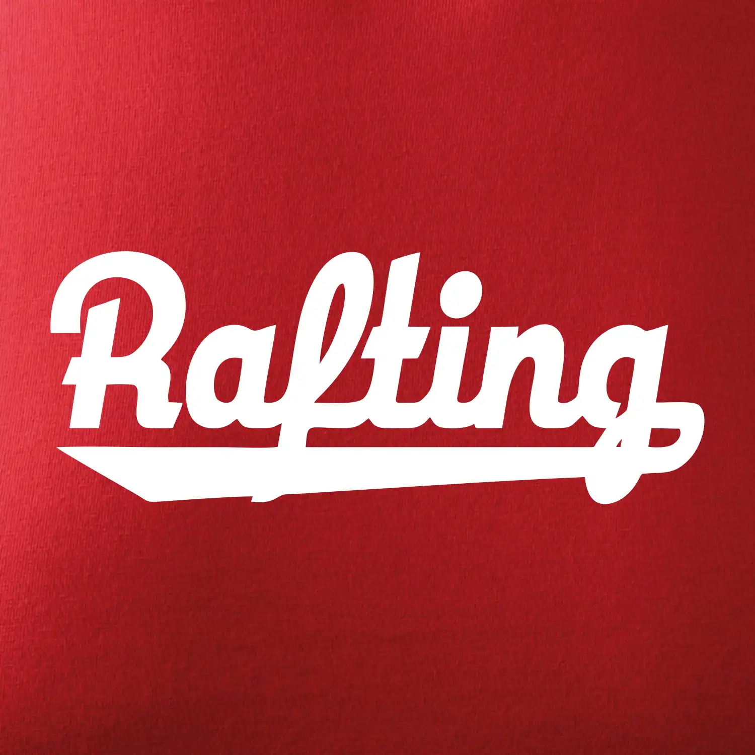 Rafting nápis