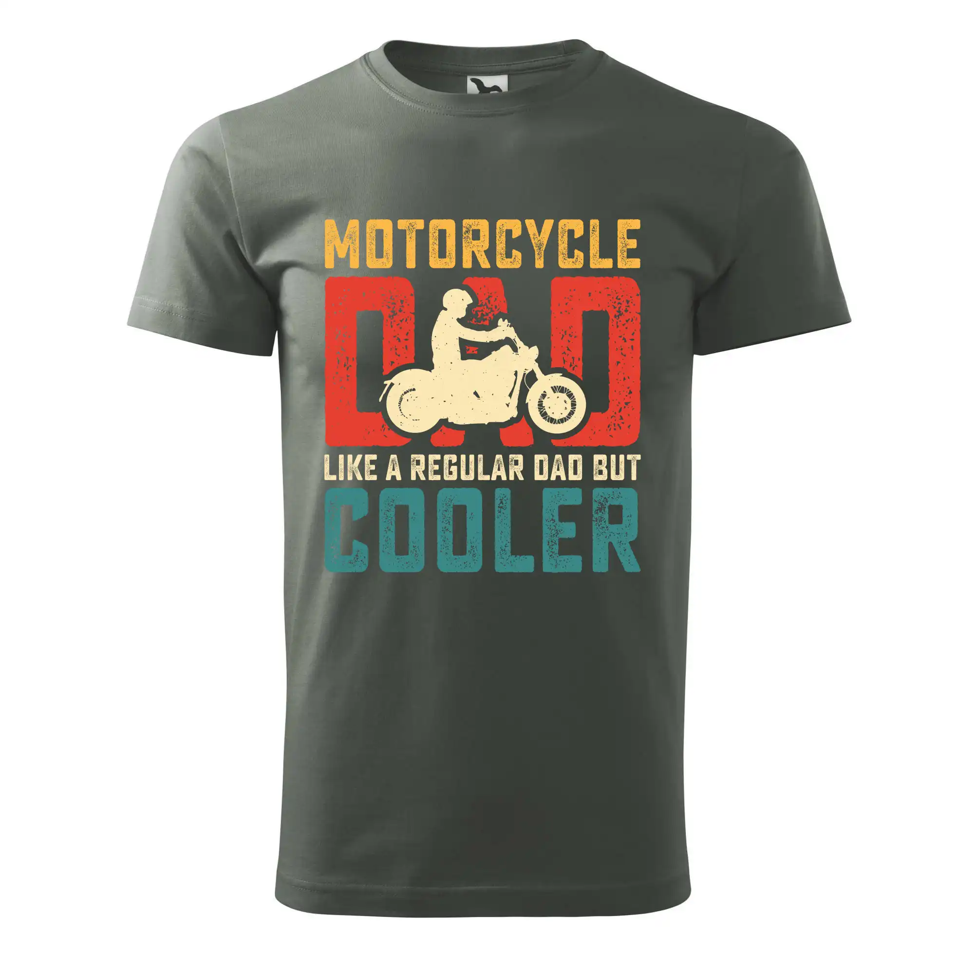 Motorcycle dad like a regular dad but cooler