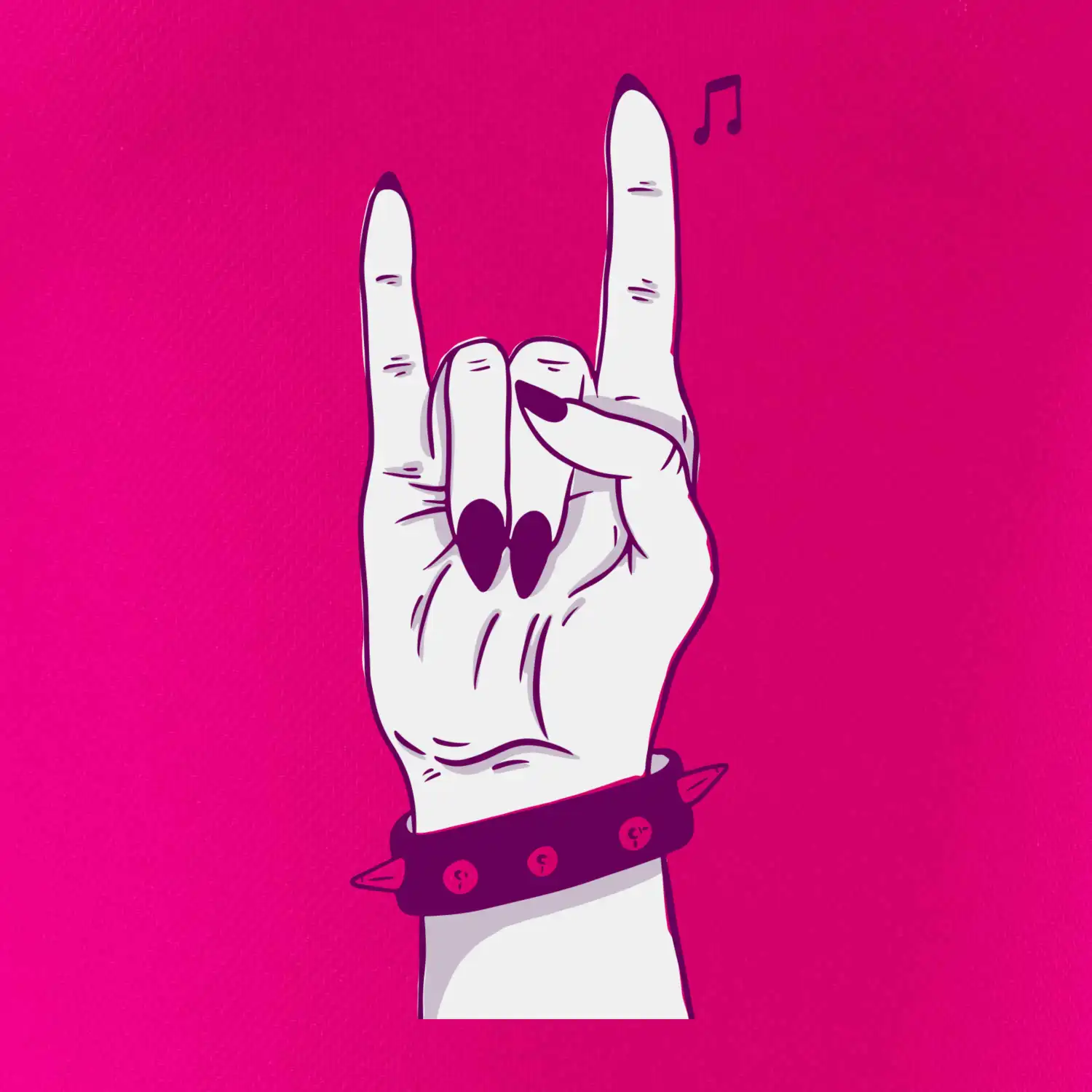 Rocková ruka dámská