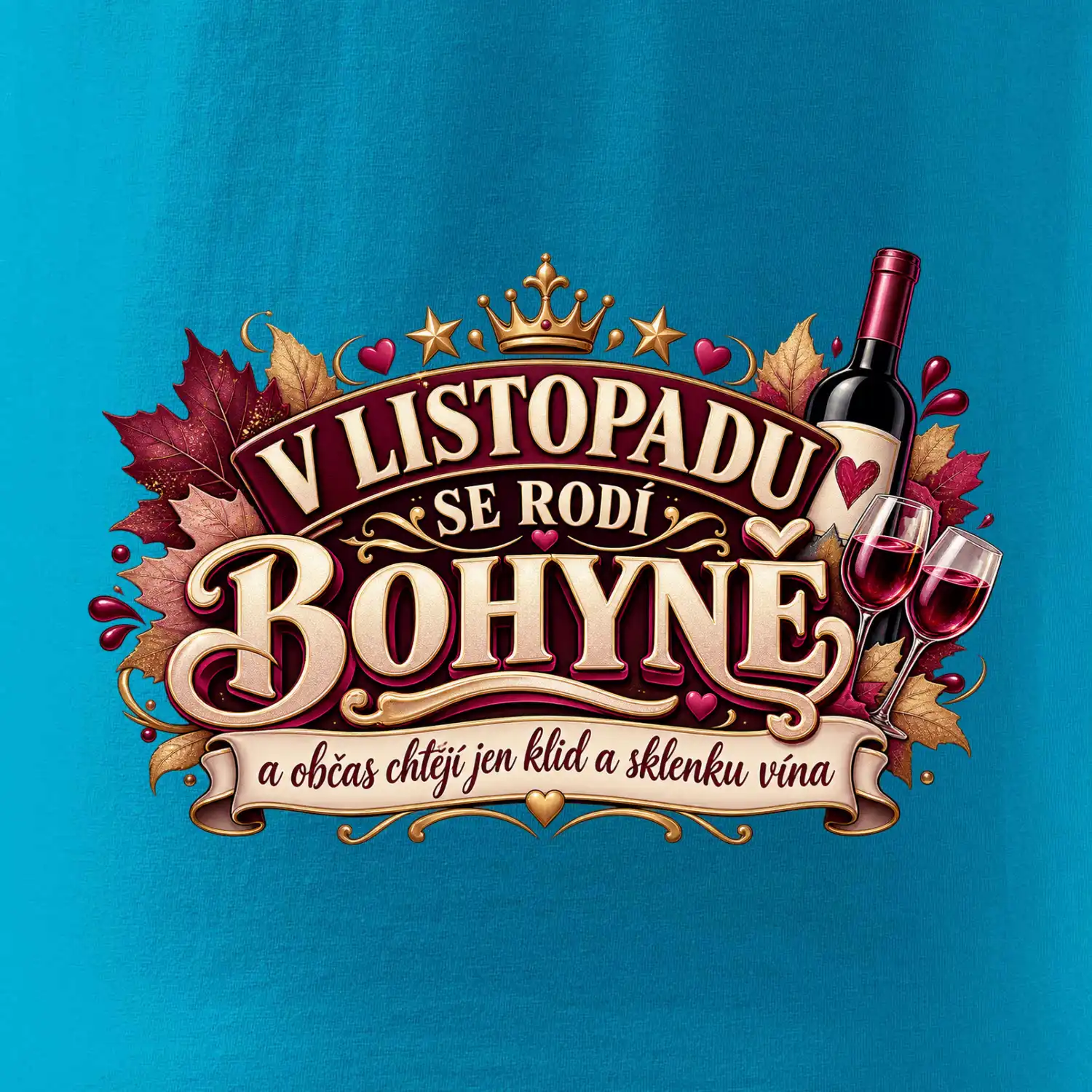 V listopadu se rodí bohyně vína