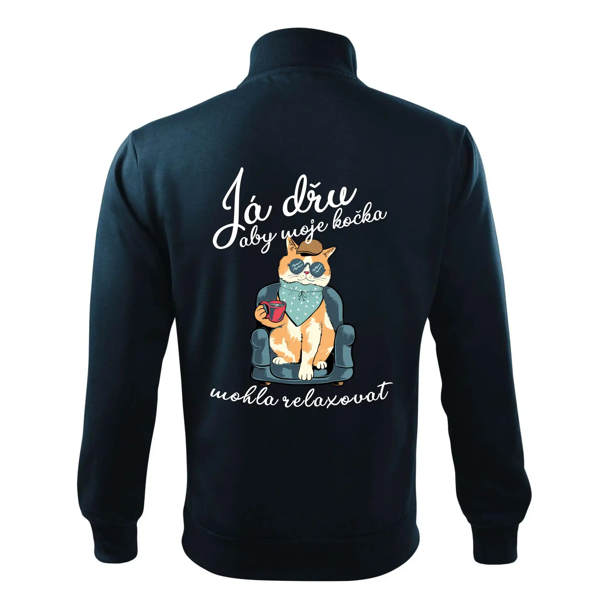 Já dřu, aby moje kočka mohla relaxovat