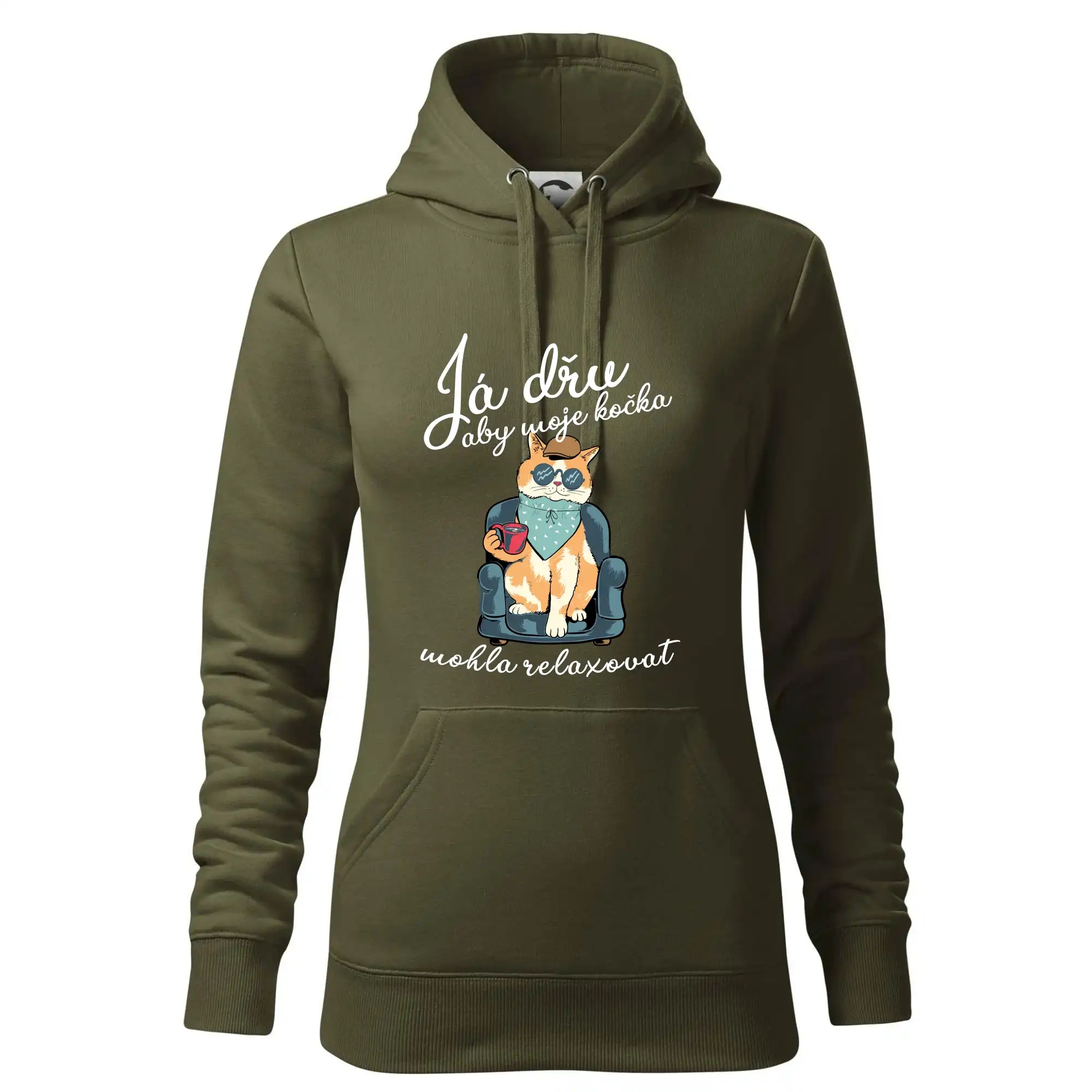 Já dřu, aby moje kočka mohla relaxovat