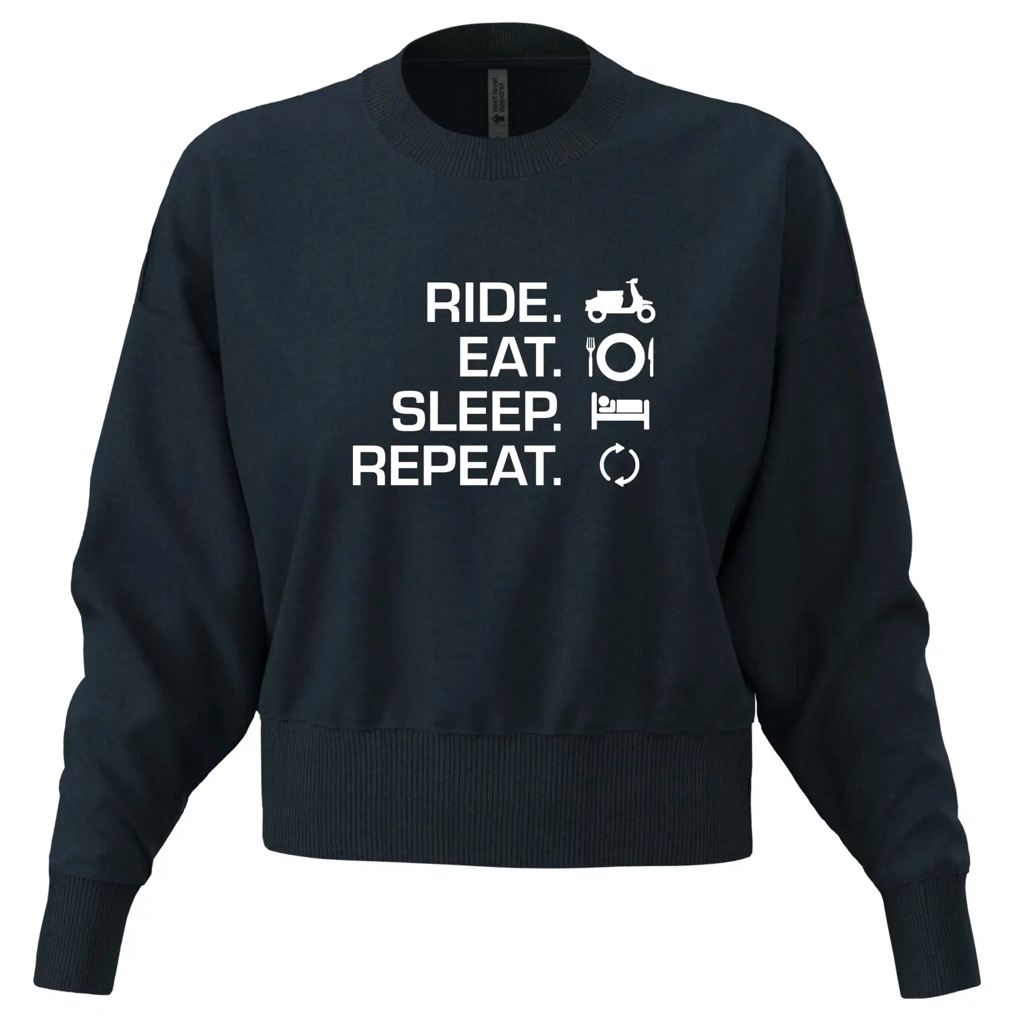 Ride Eat Sleep Repeat moto skútr