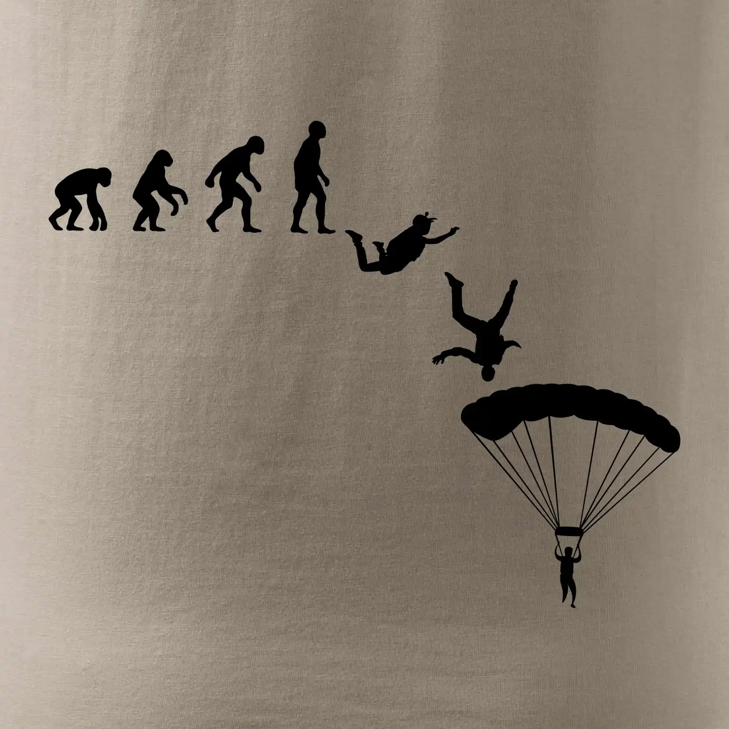 Evoluce parašutista seskok