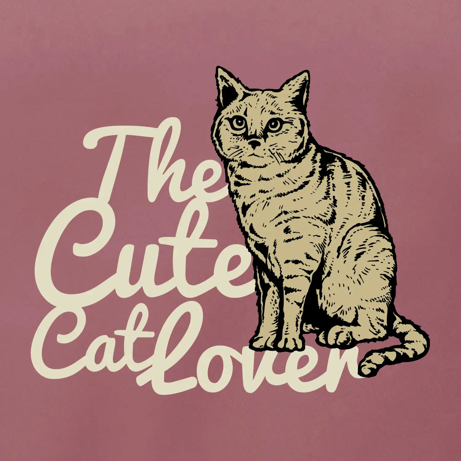The cute cat lover