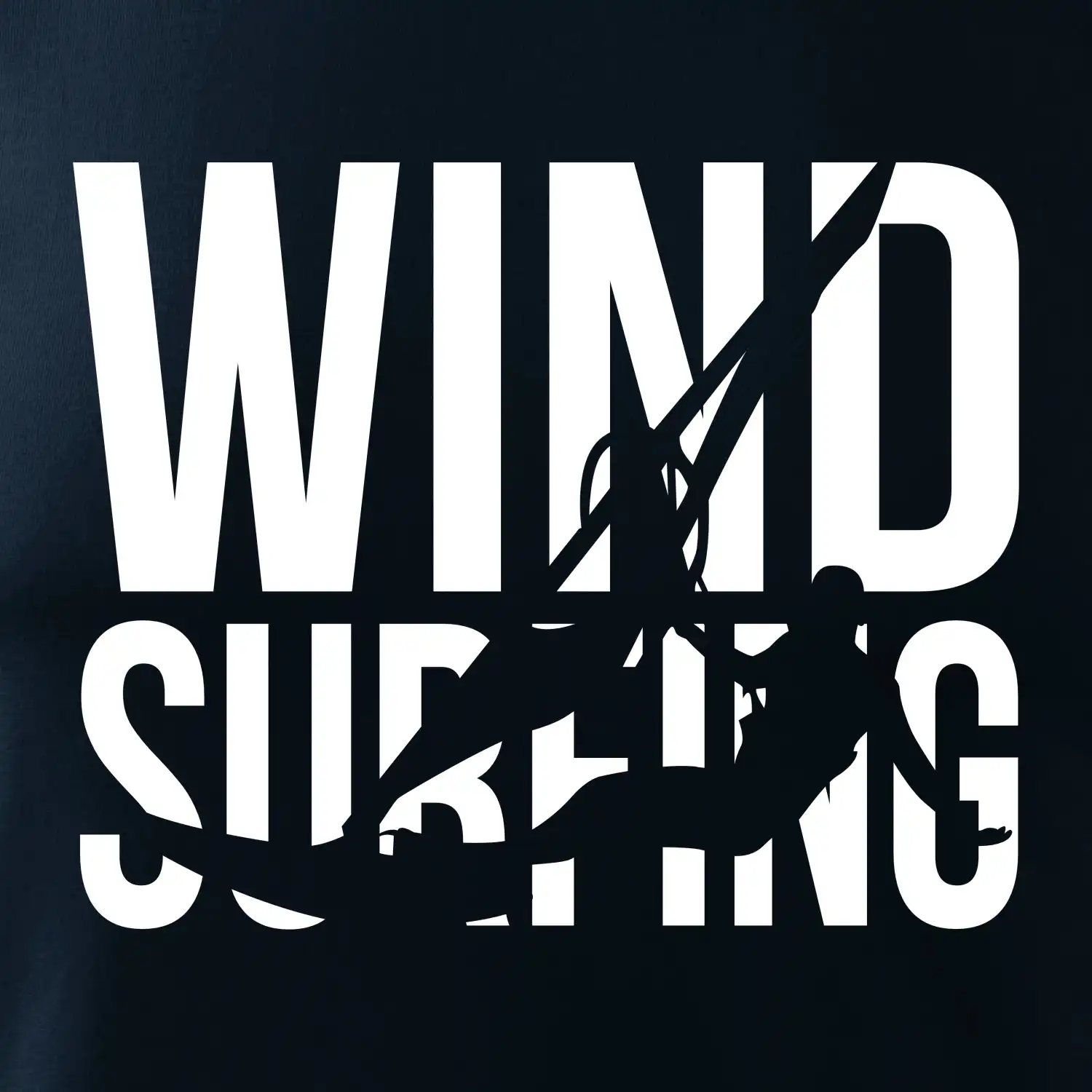 Windsurfing nápis