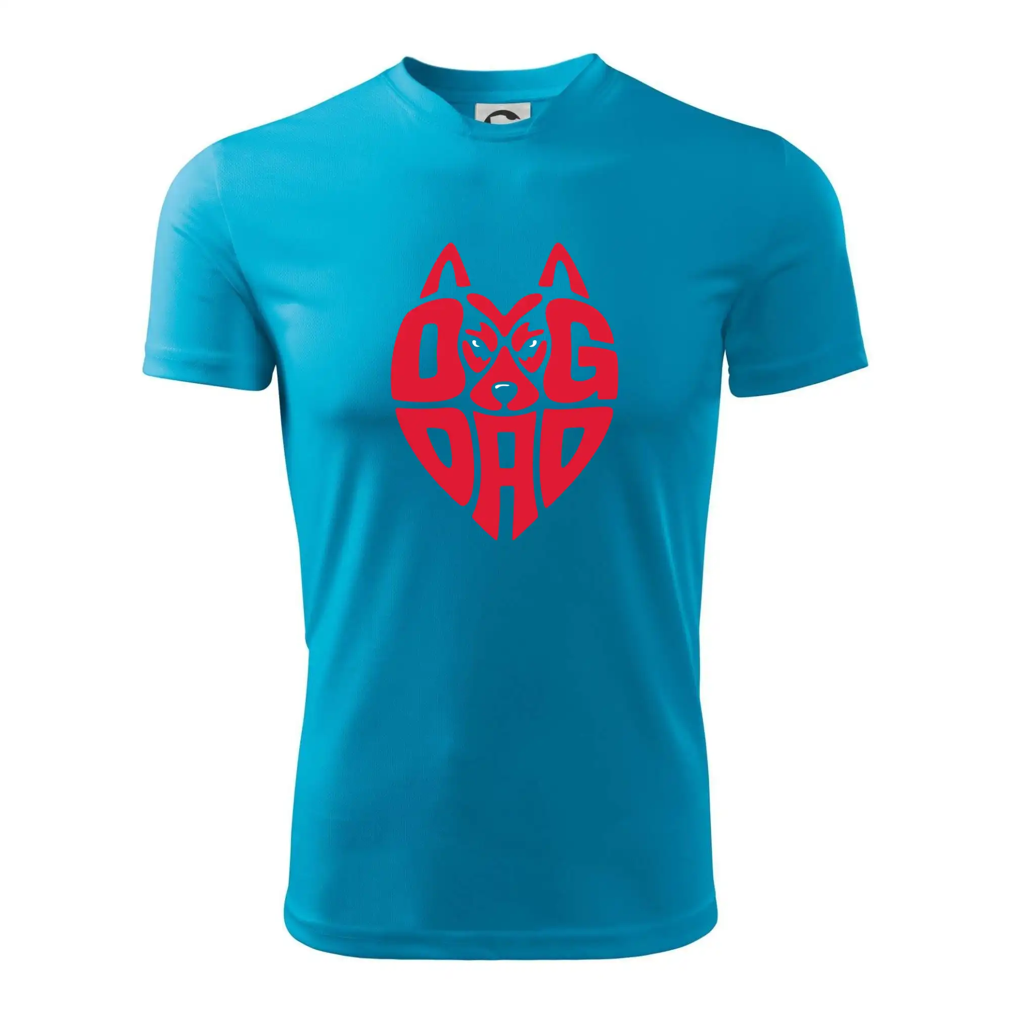 Dog dad nápis v hlavě