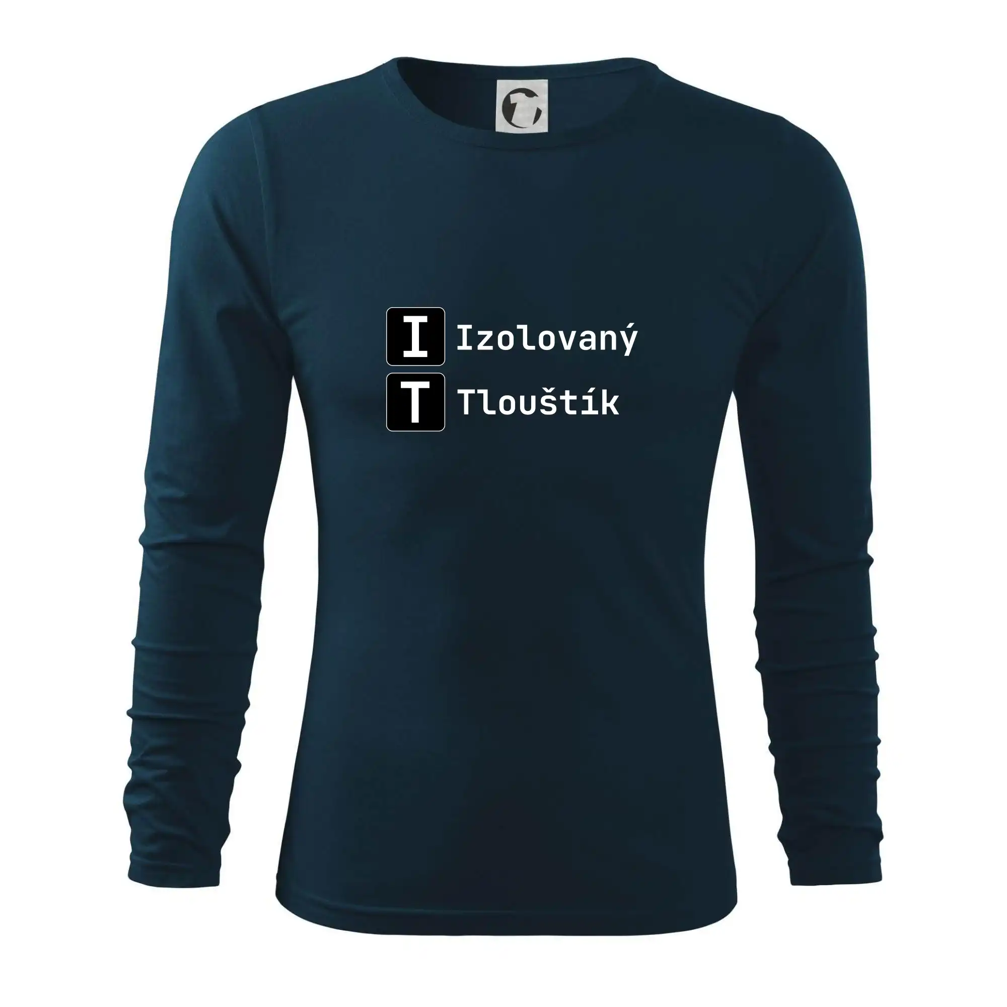 IT Nápis Izolovaný Tlouštík