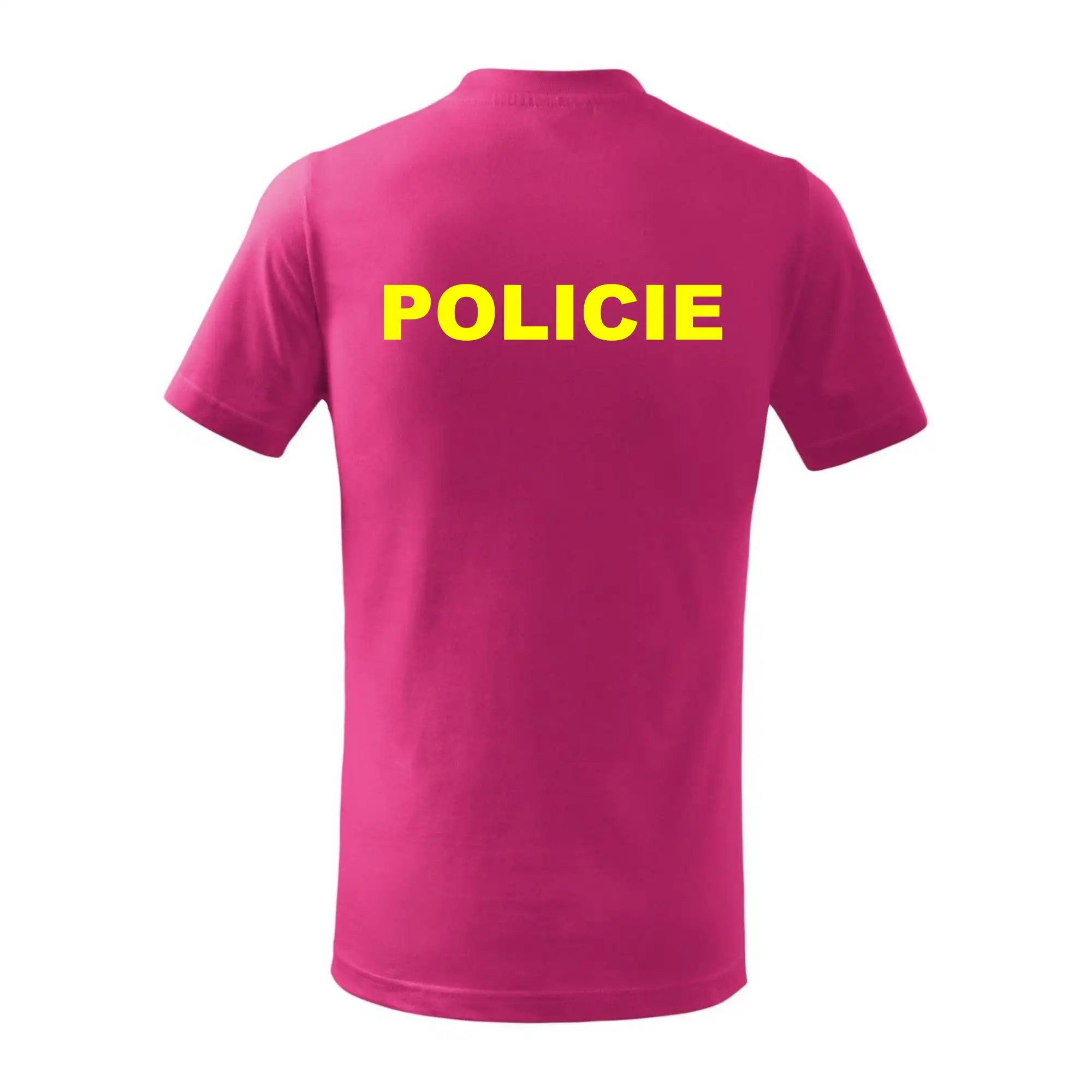 Policie Nápis žlutý