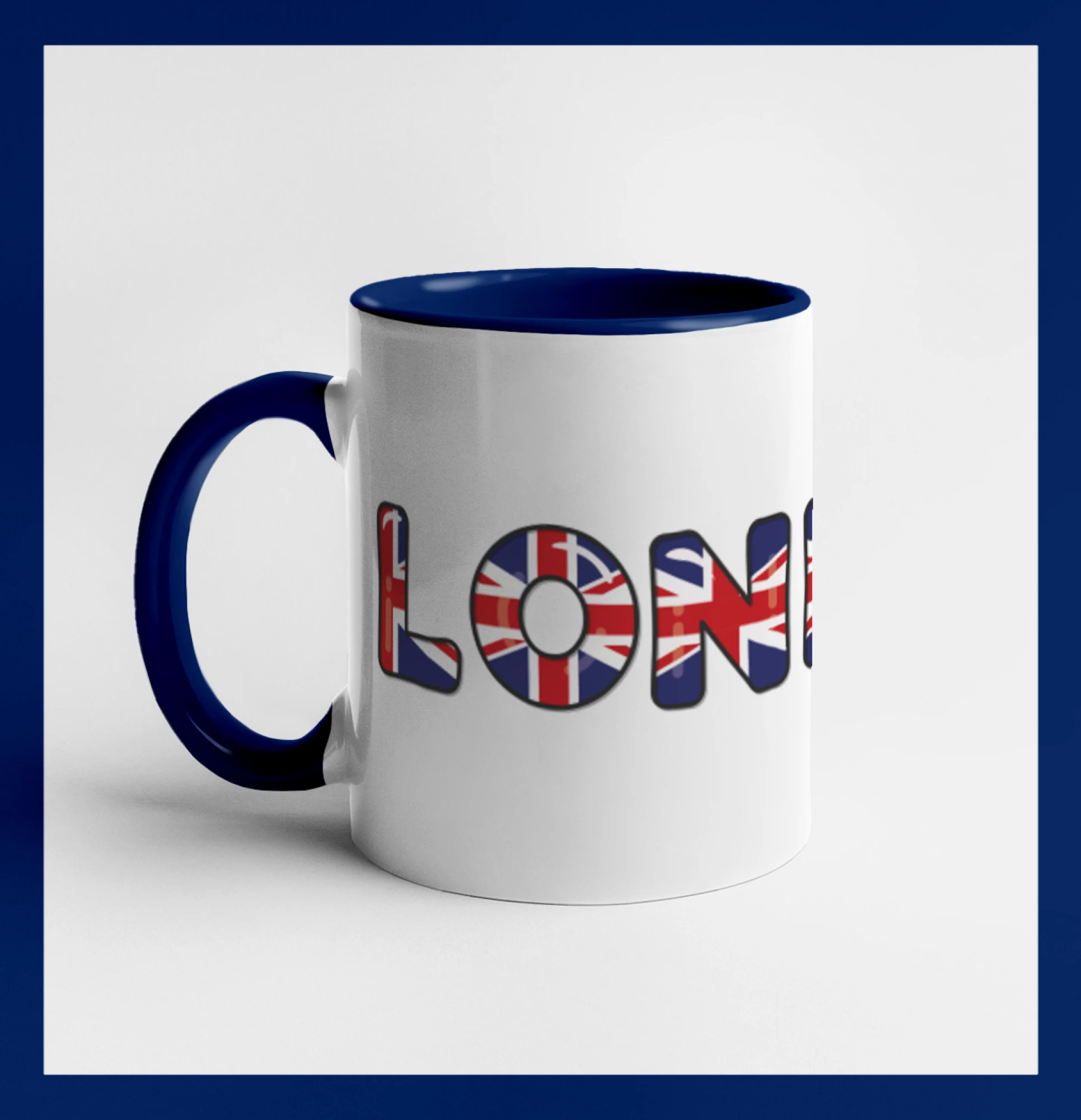 Nápis London vlajka