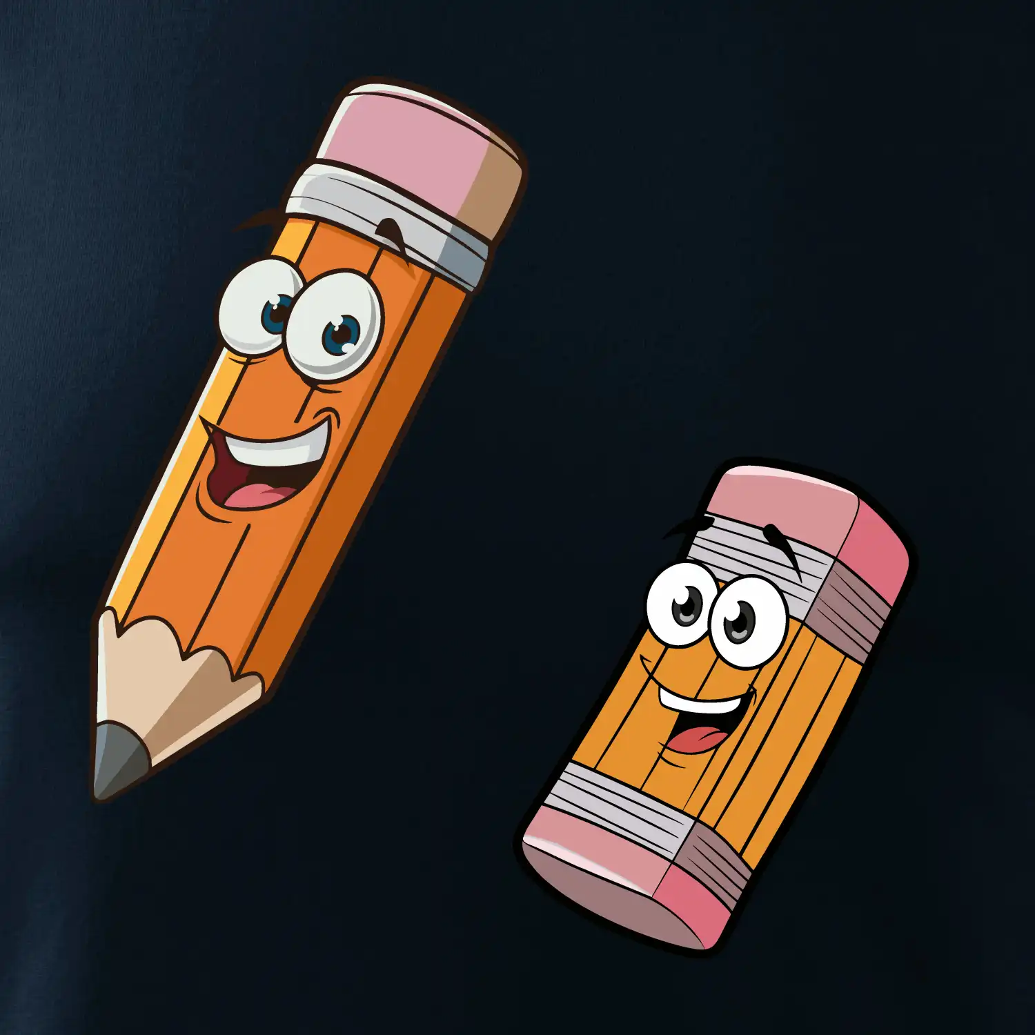 Tužka  a guma kreslená