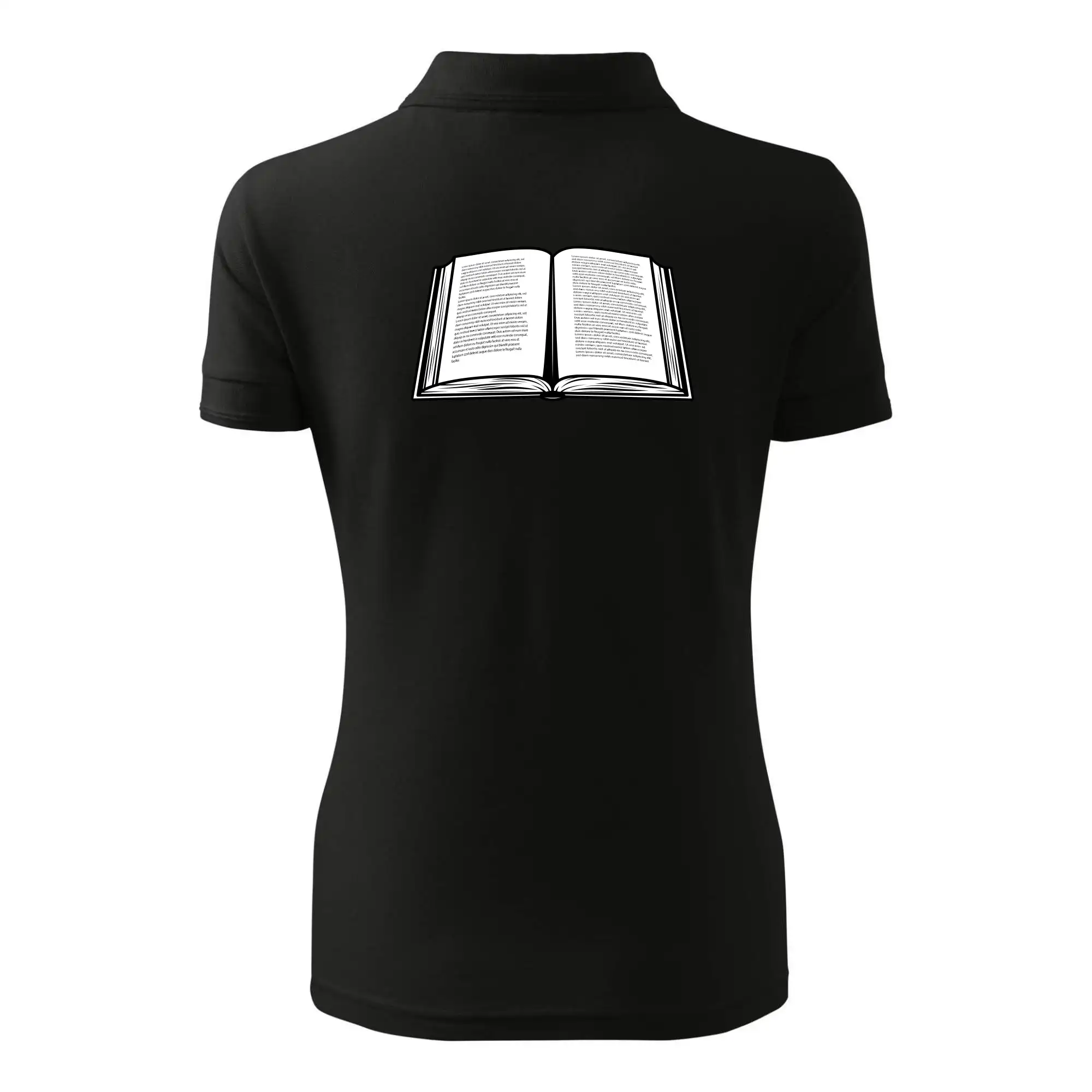 Kniha černobílá otevřená s textem