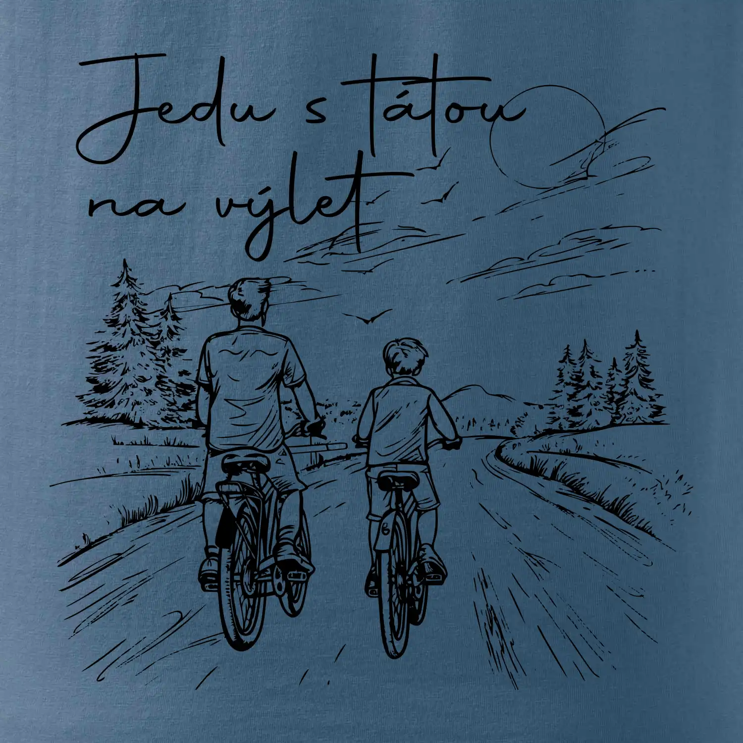 Cyklistika  - Jedu s tátou na výlet - Táta a syn