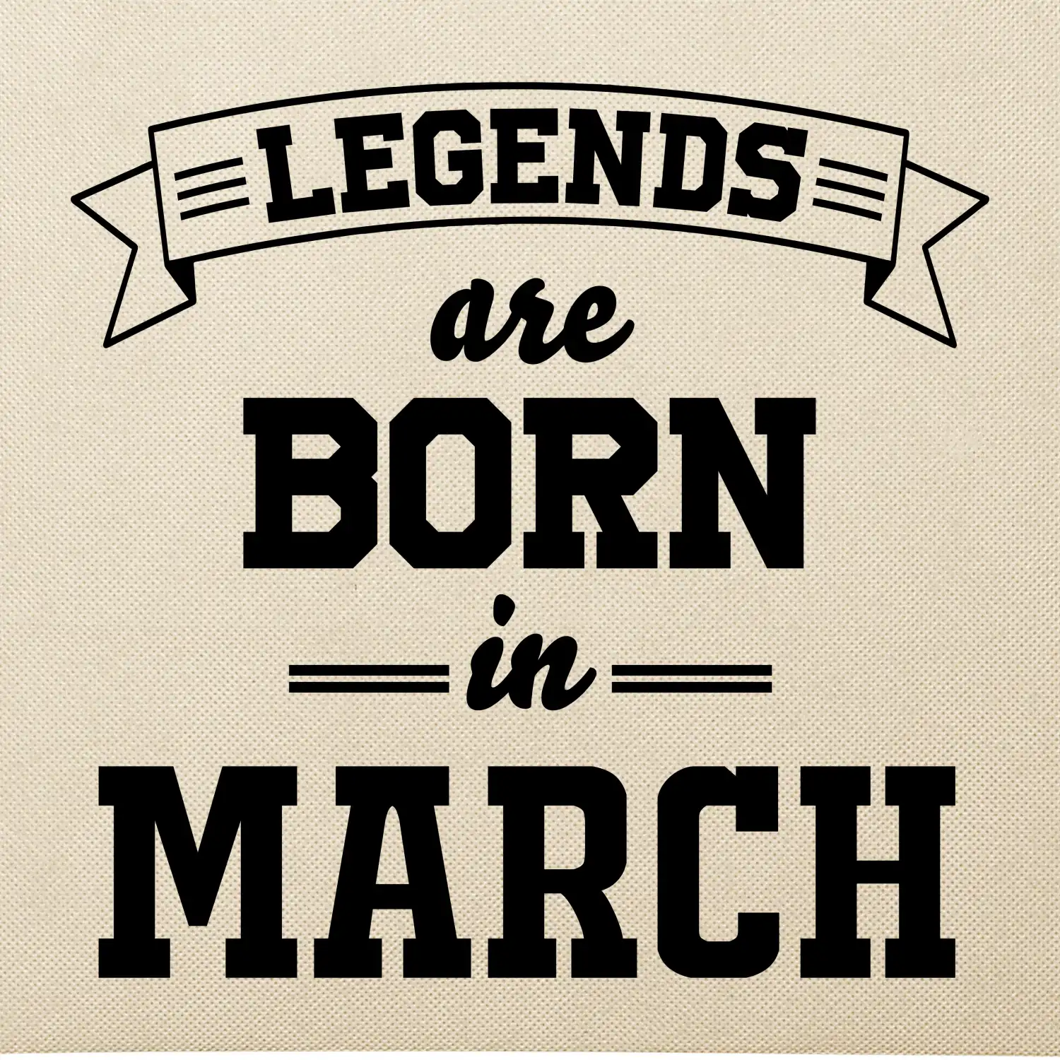 Legends are born in March