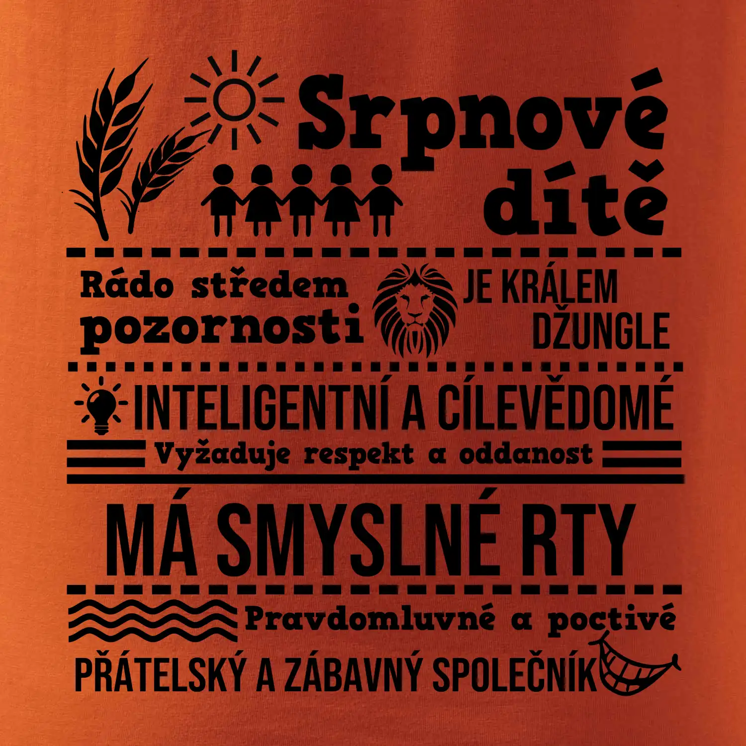 Narozeniny srpen