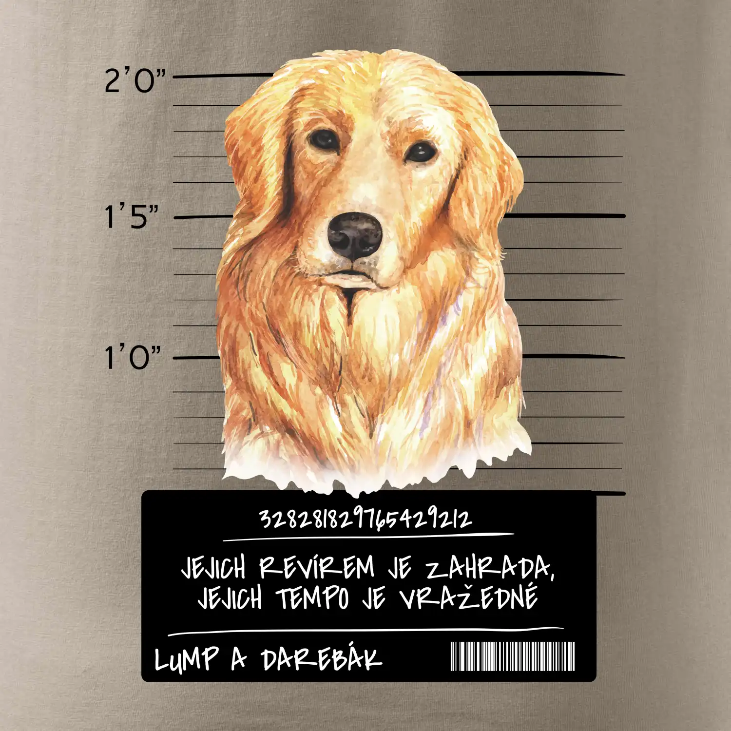 Lump a darebák zlatý retrívr