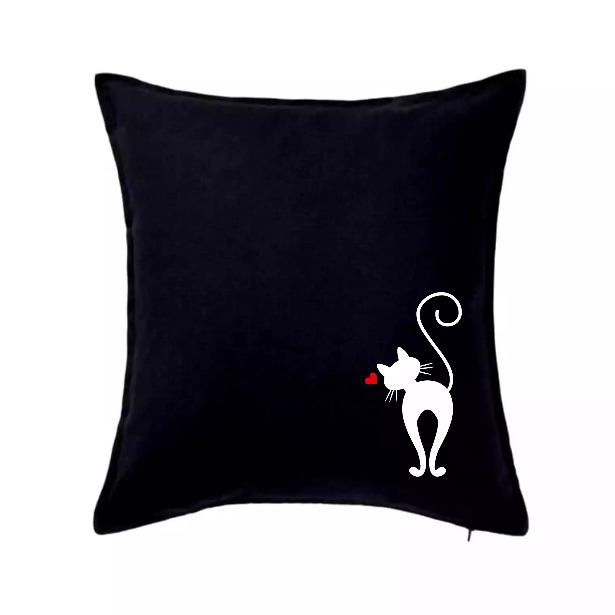 Zamilovaná kočka zezadu