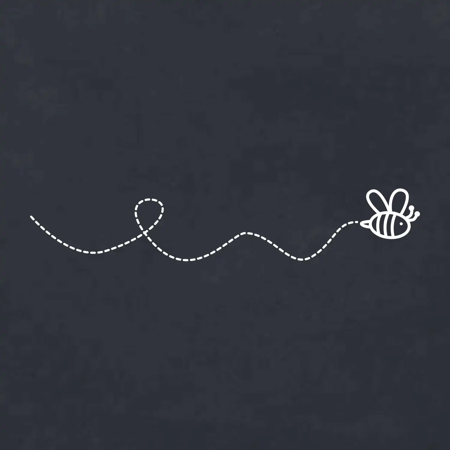 Dráha letu včely - vlnovka