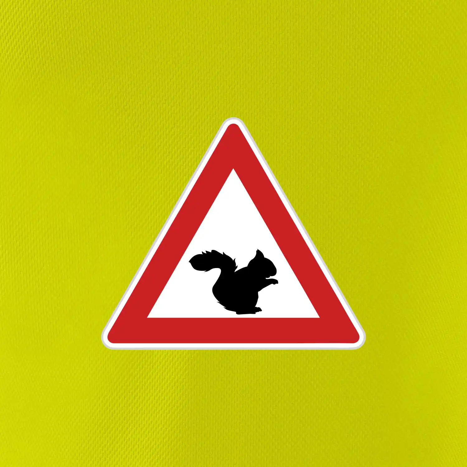 Dopravní značka - Pozor veverka