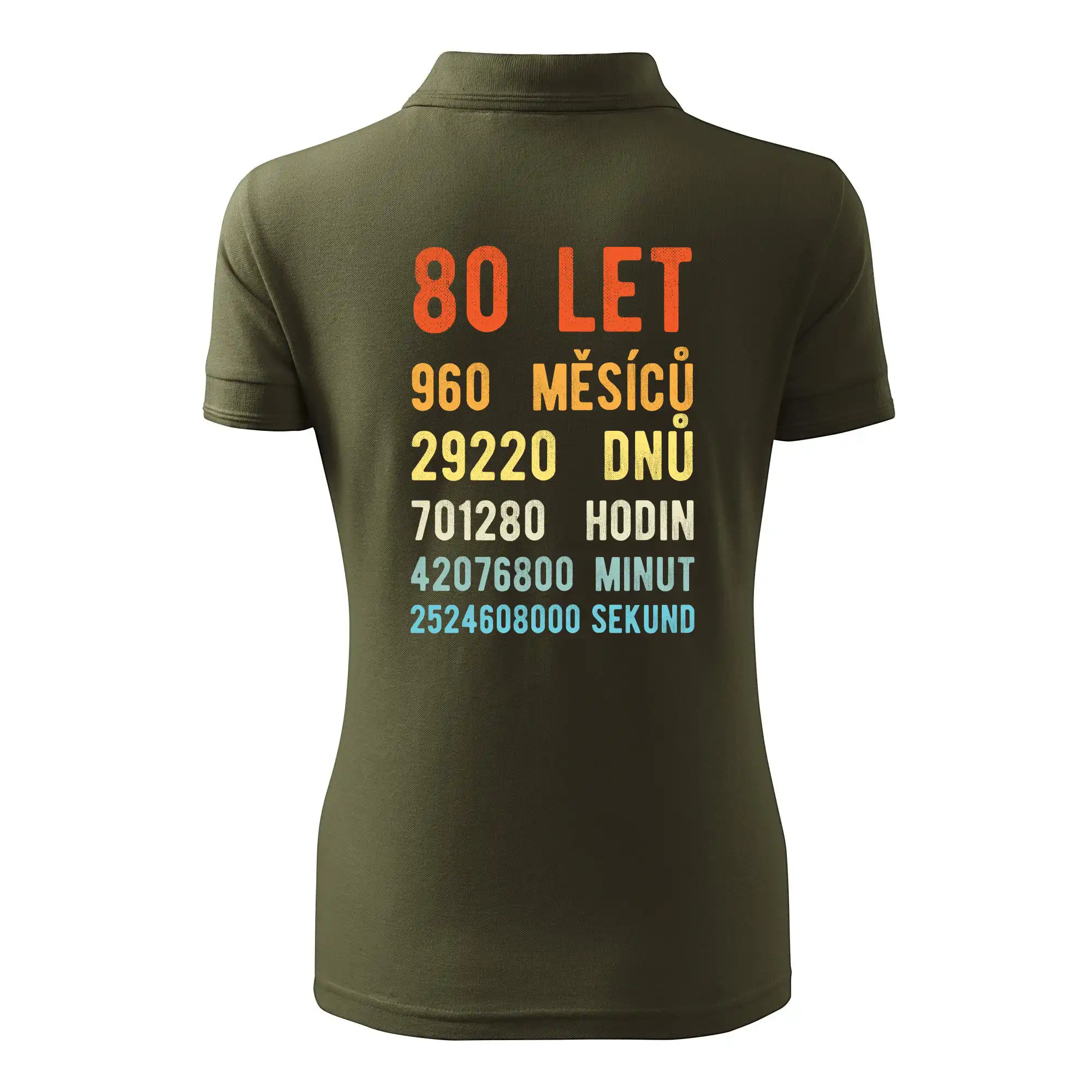 Narozeniny 80 přepočet času