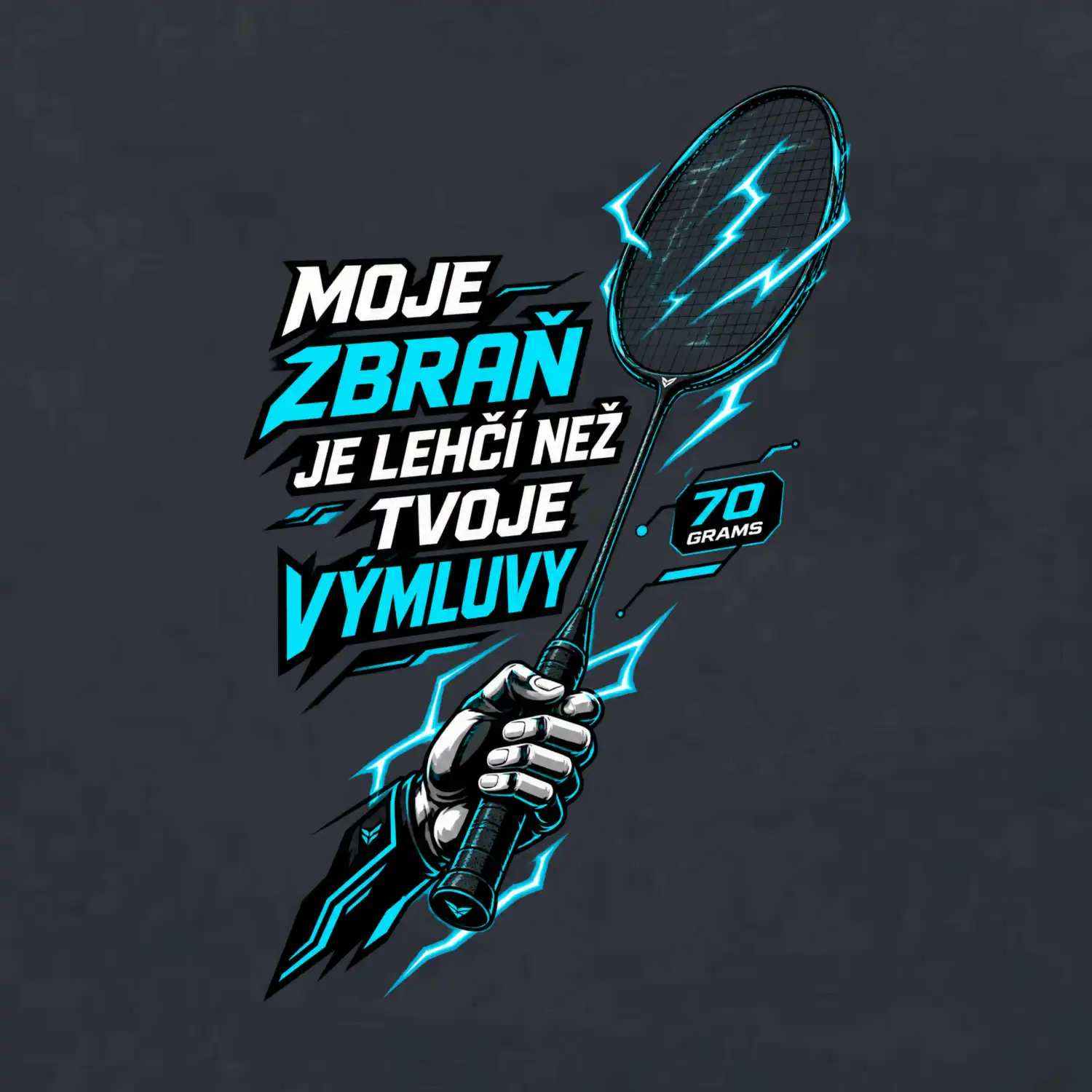 Badminton lehká raketa bez výmluv