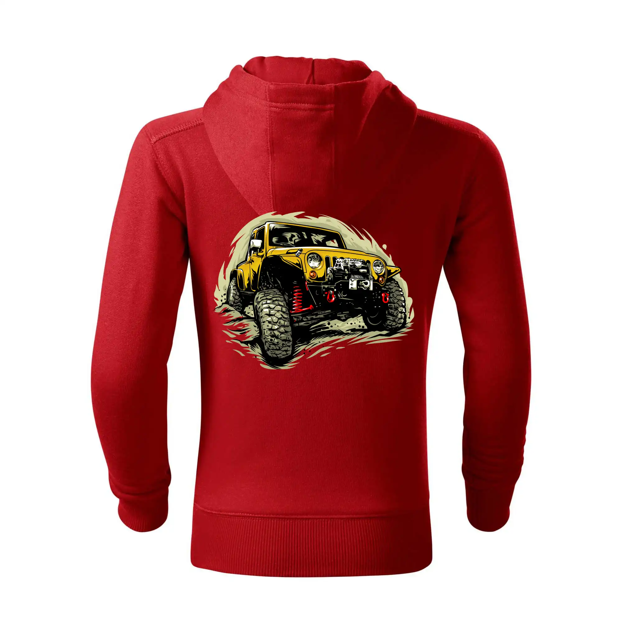 Žlutý offroad s navijákem