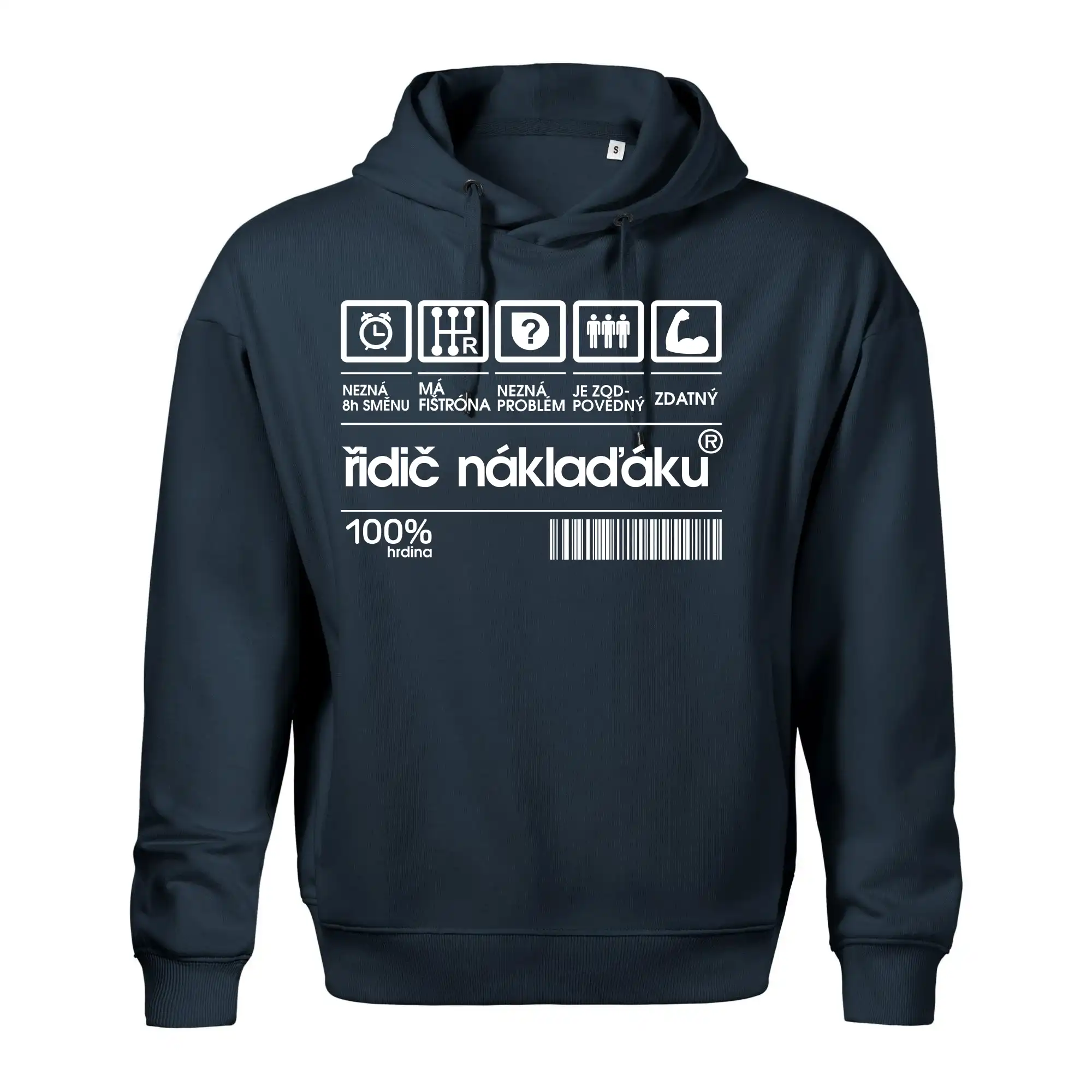 Čárový kód řidič náklaďáku