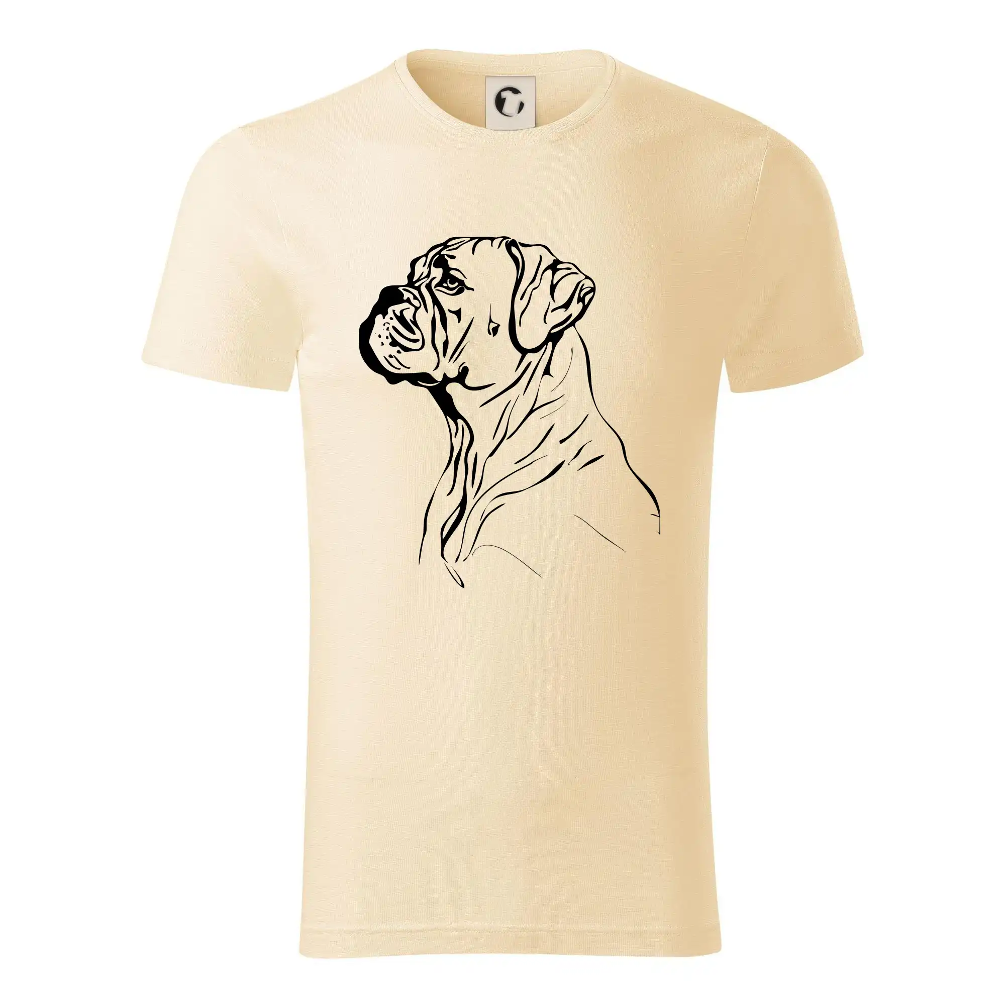 Boxer černá kresba