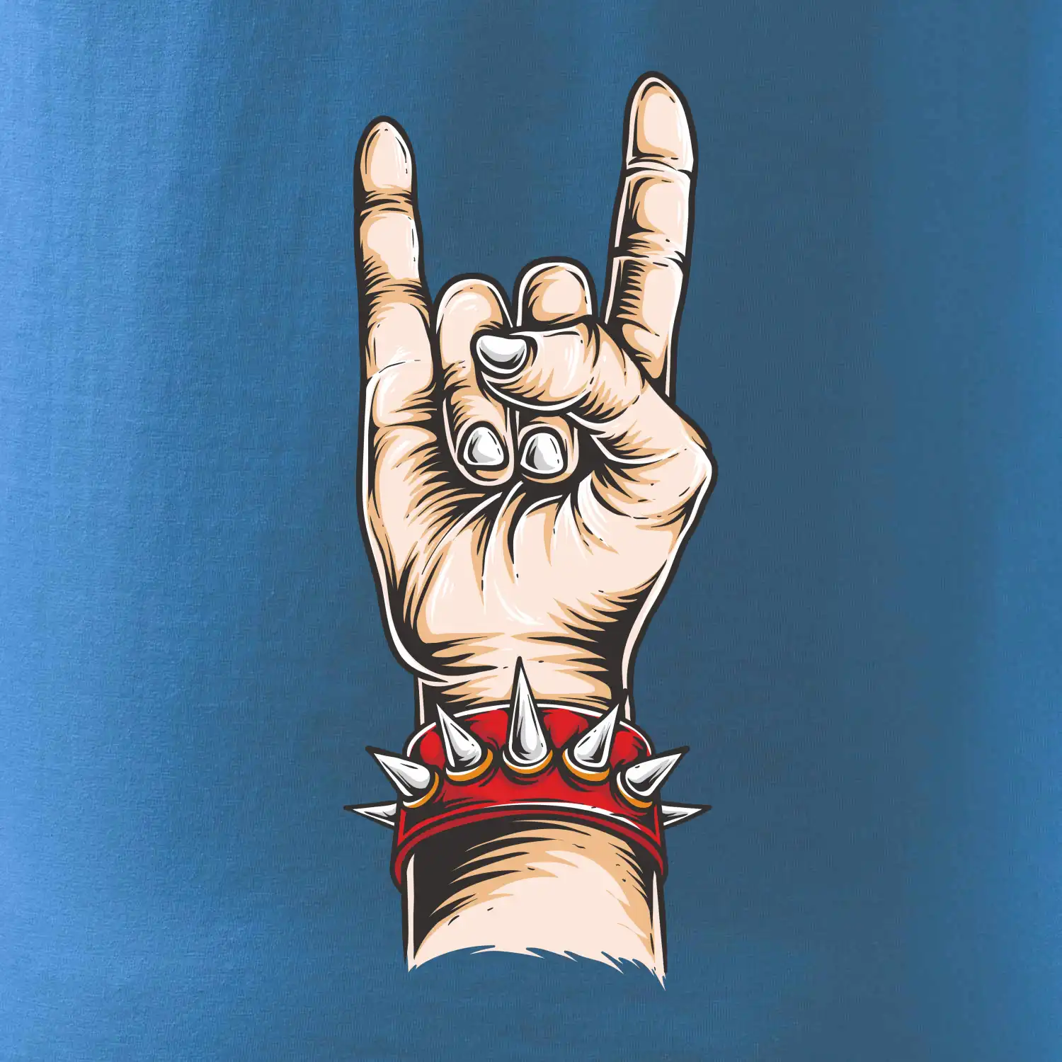 Rocková ruka s náramkem