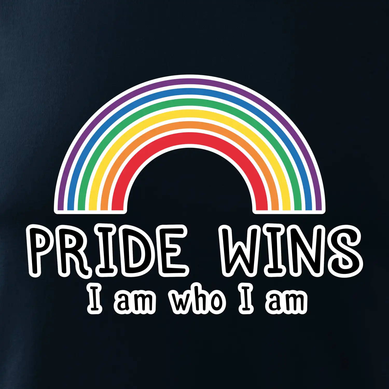 Pride wins i am who i am