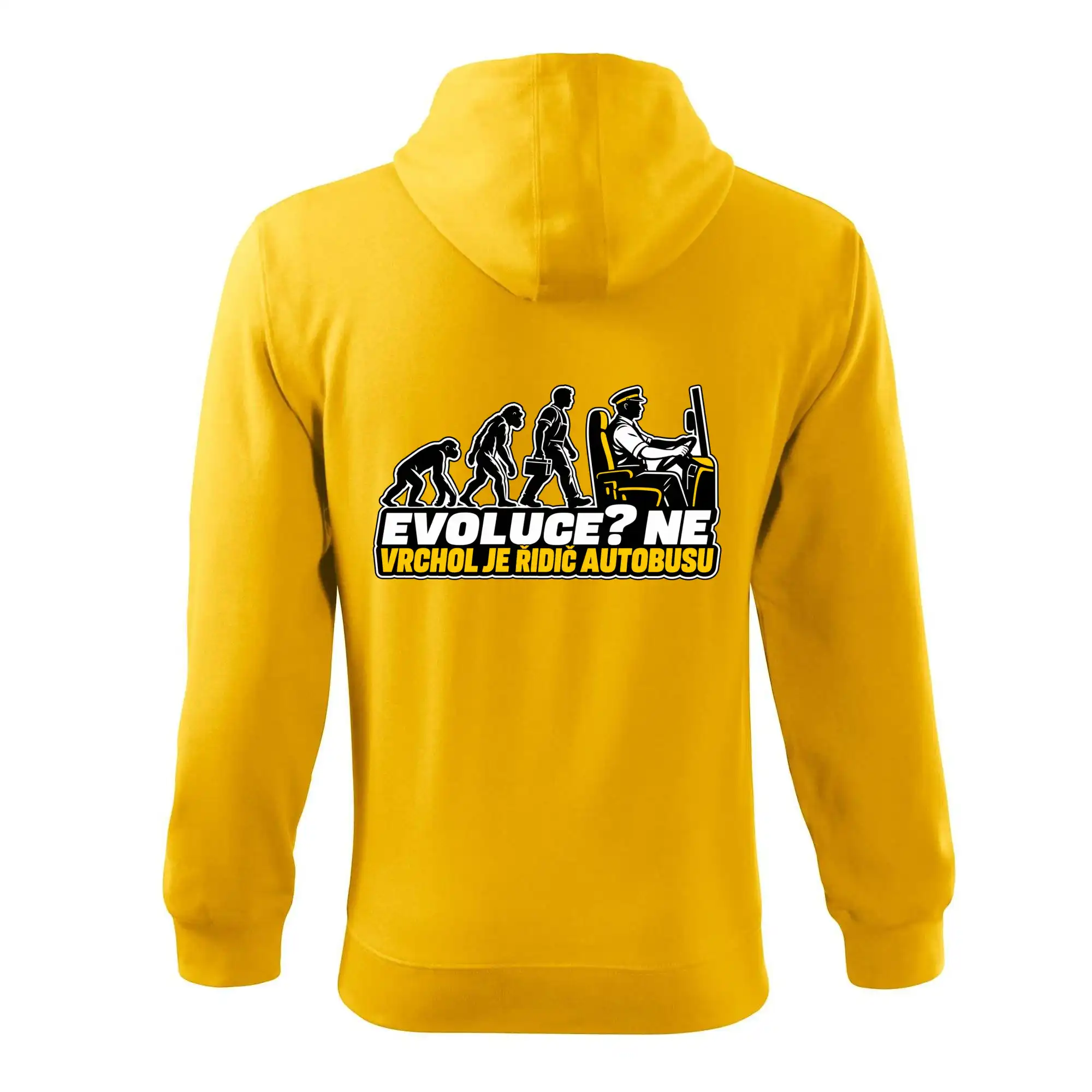Evoluce vrchol je řidič autobusu