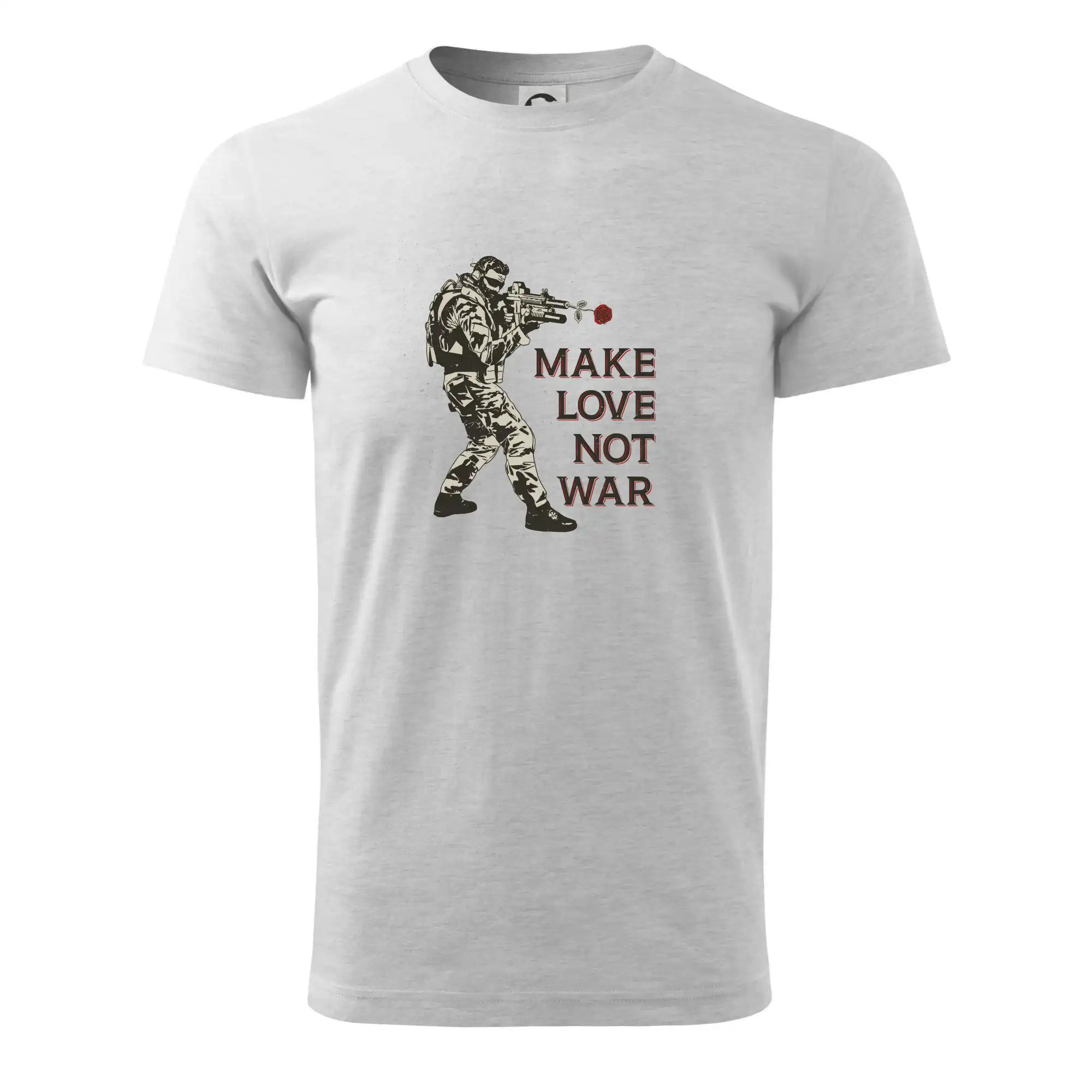 Růže ve zbrani, make love not war
