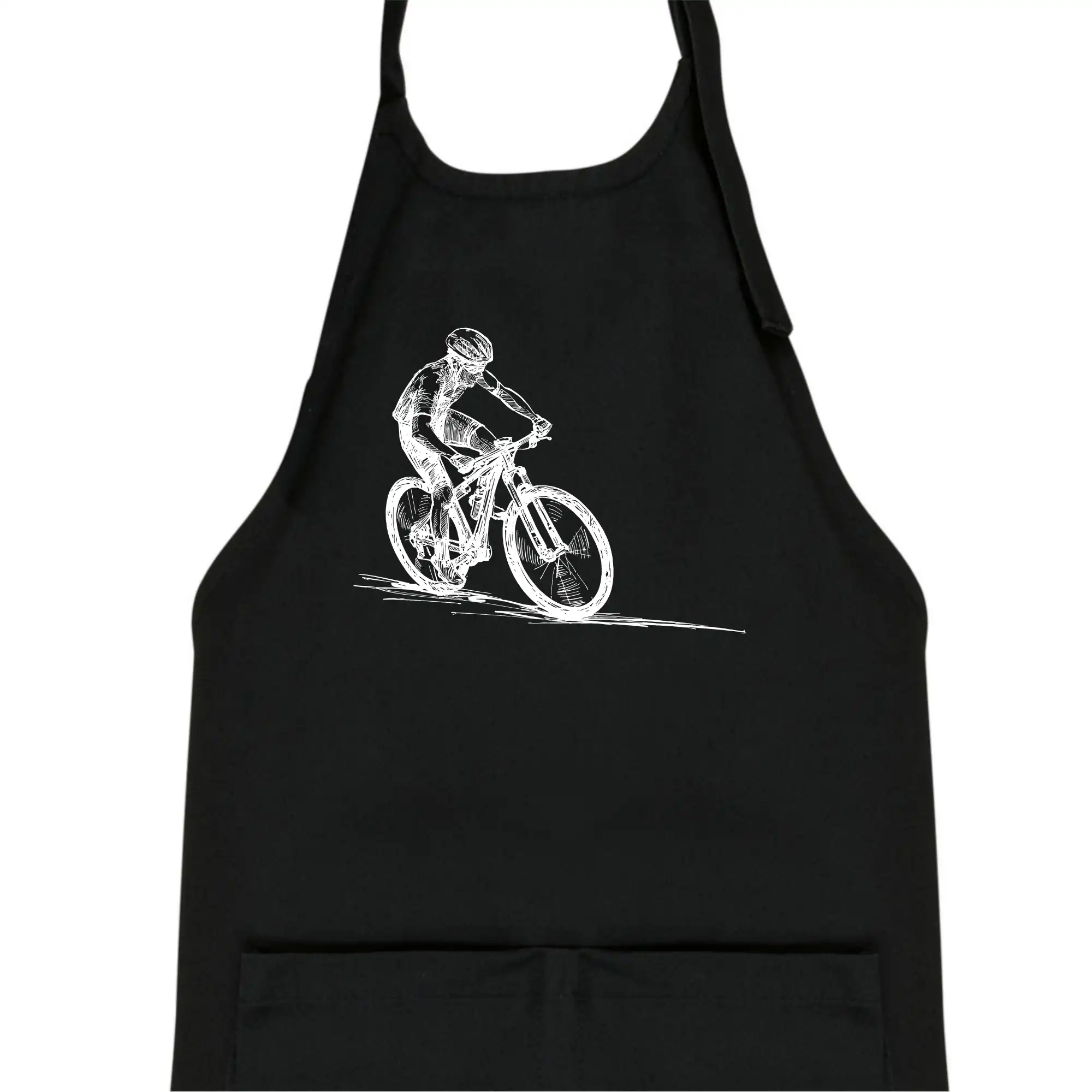 MTB kreslený cyklista