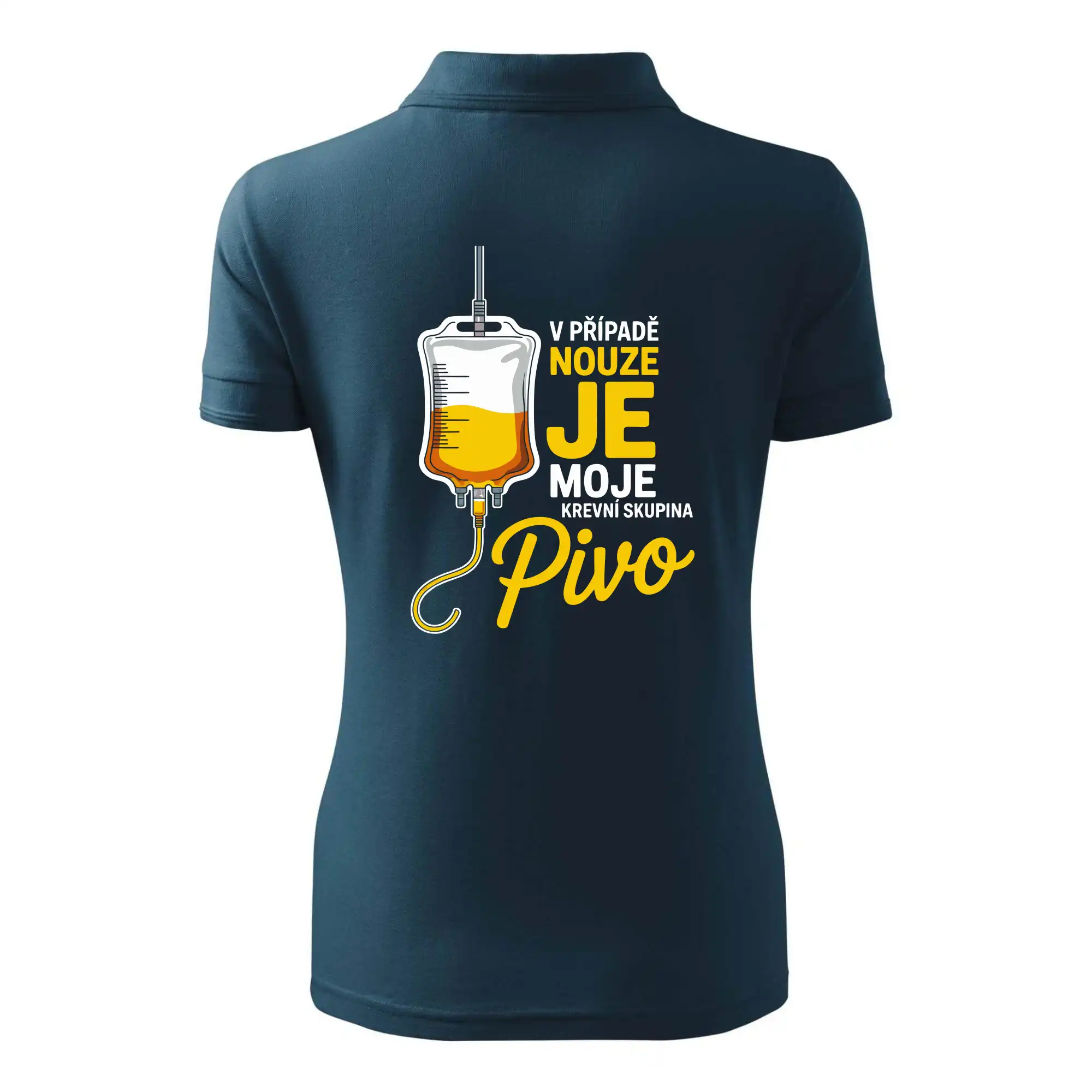 V případě nouze je moje krevní skupina pivo