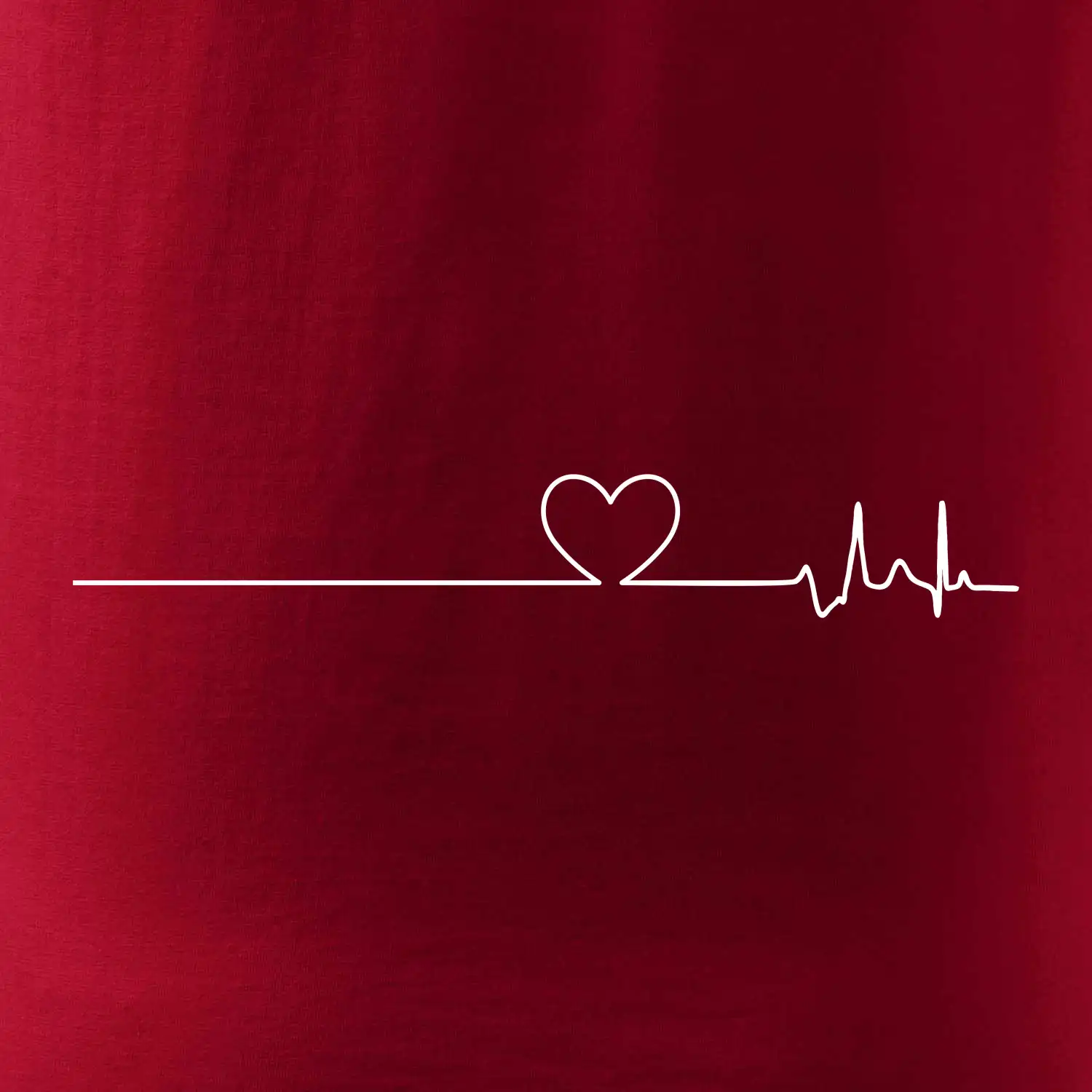 Poker EKG srdce červené