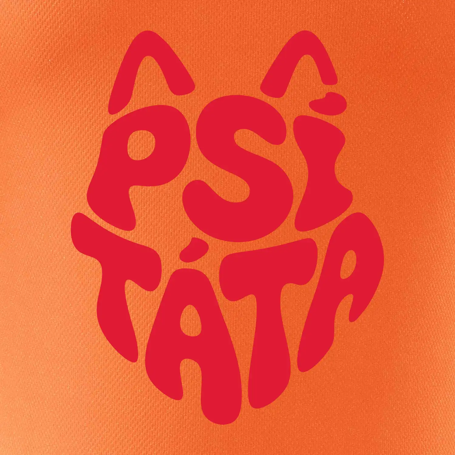 Psí táta nápis v hlavě