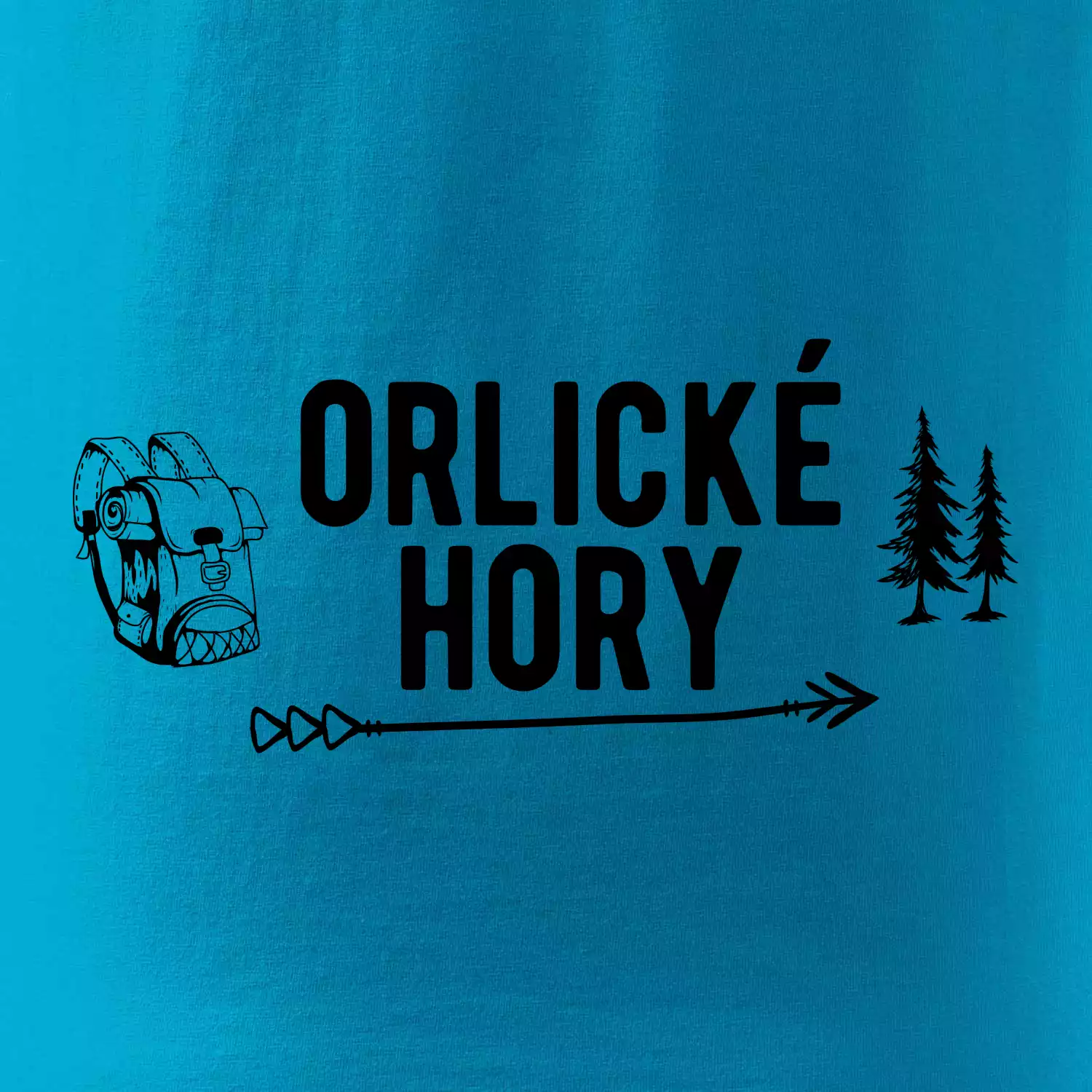 Orlické hory nápis