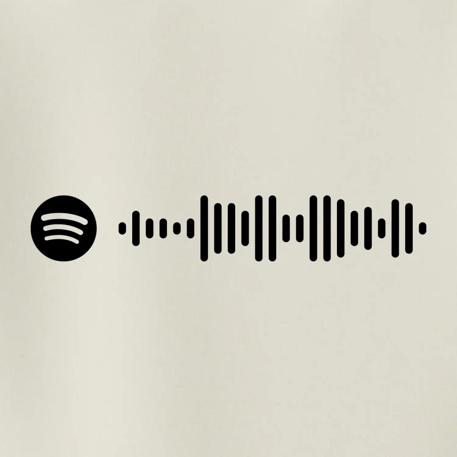 Spotify kód na prsu