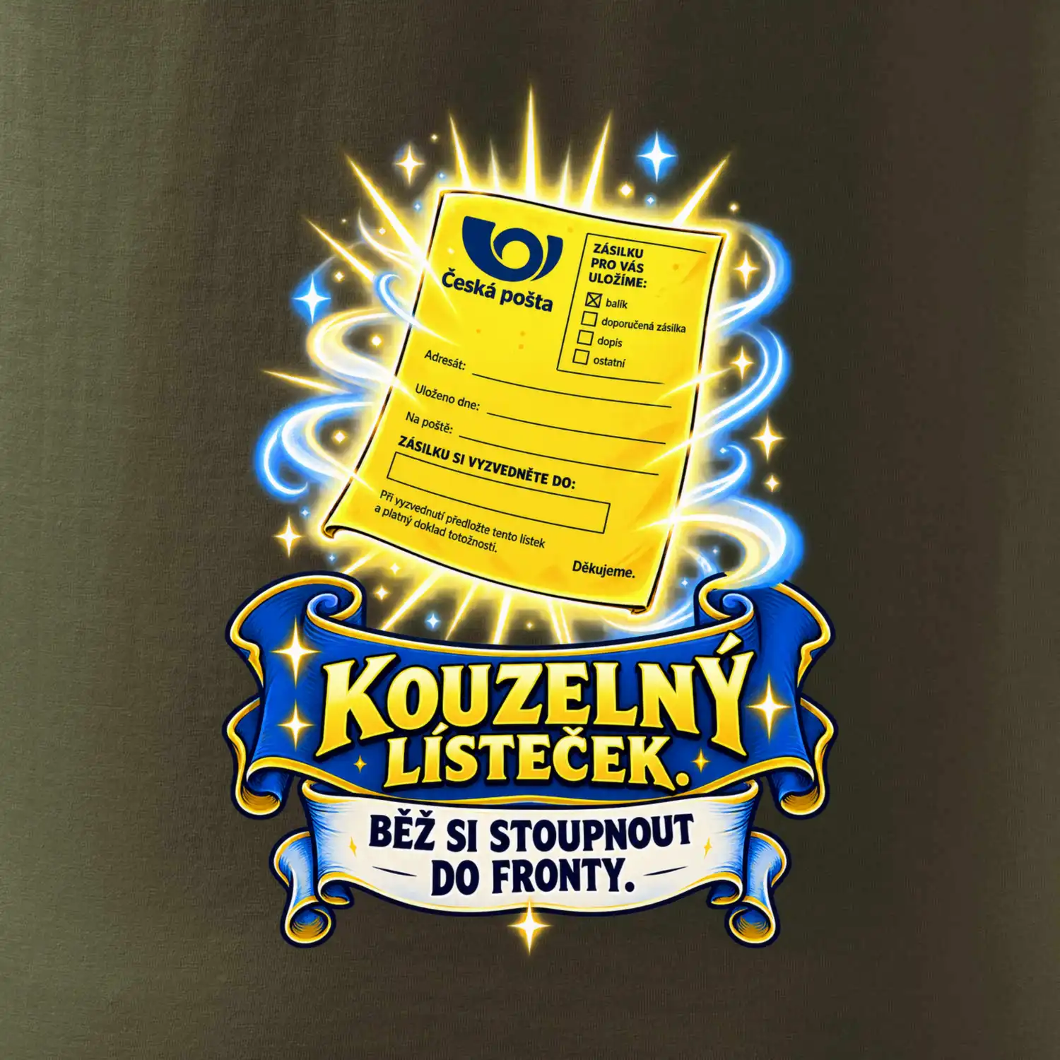 Kouzelný lísteček z pošty