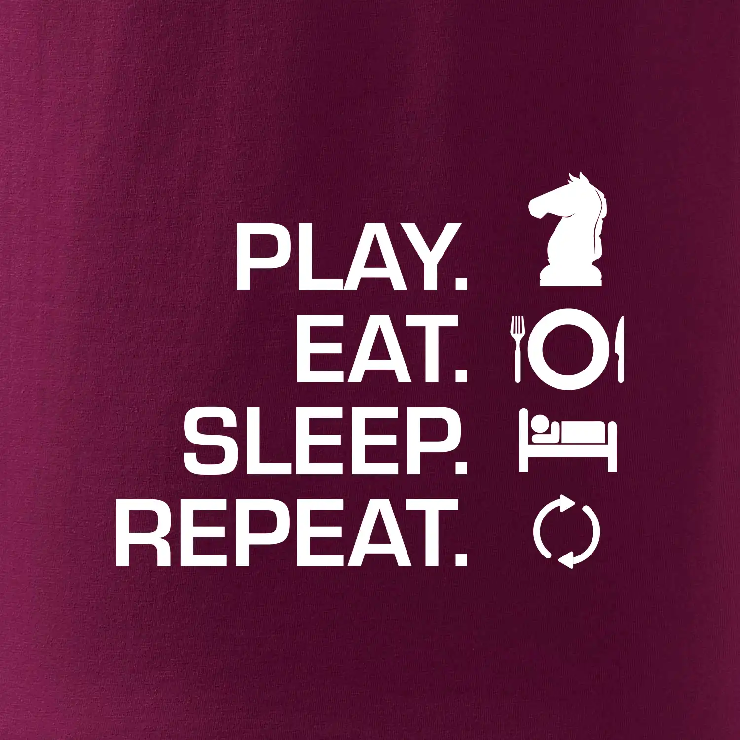 Eat sleep play - šachy