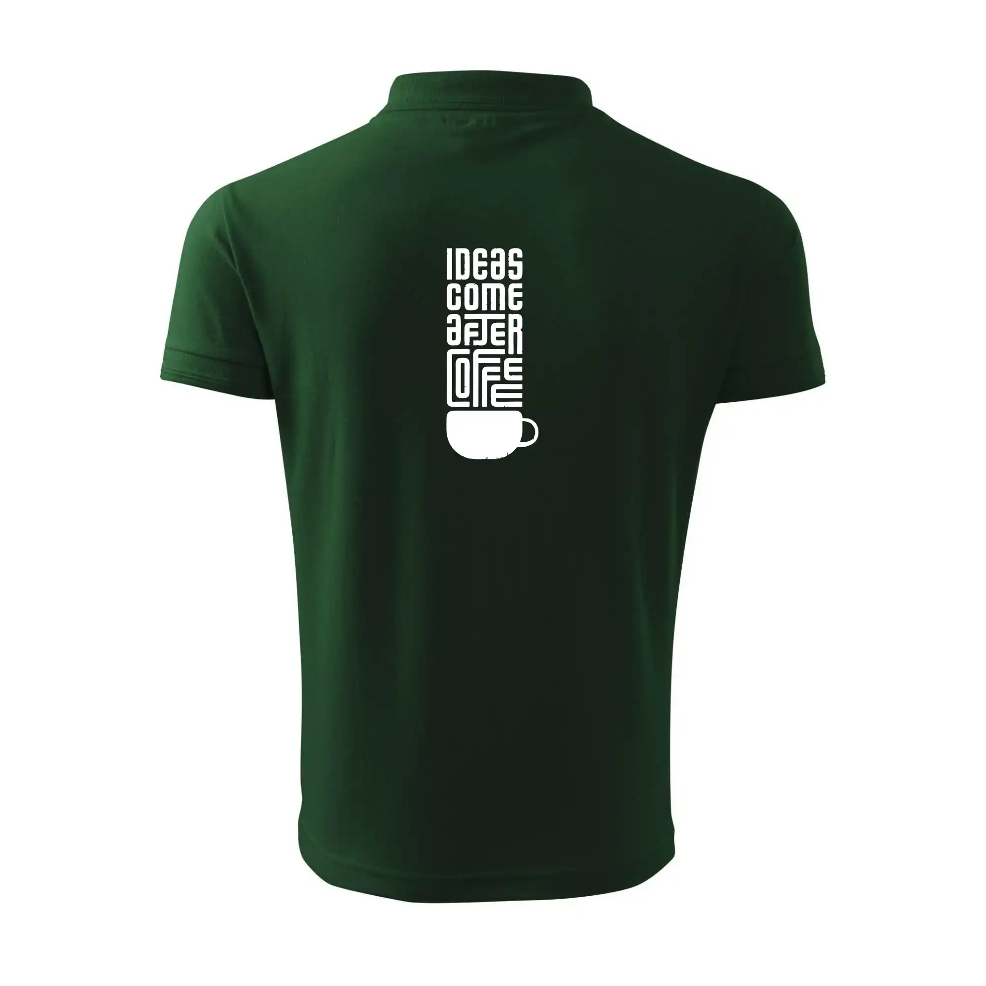 Ideas come after coffee