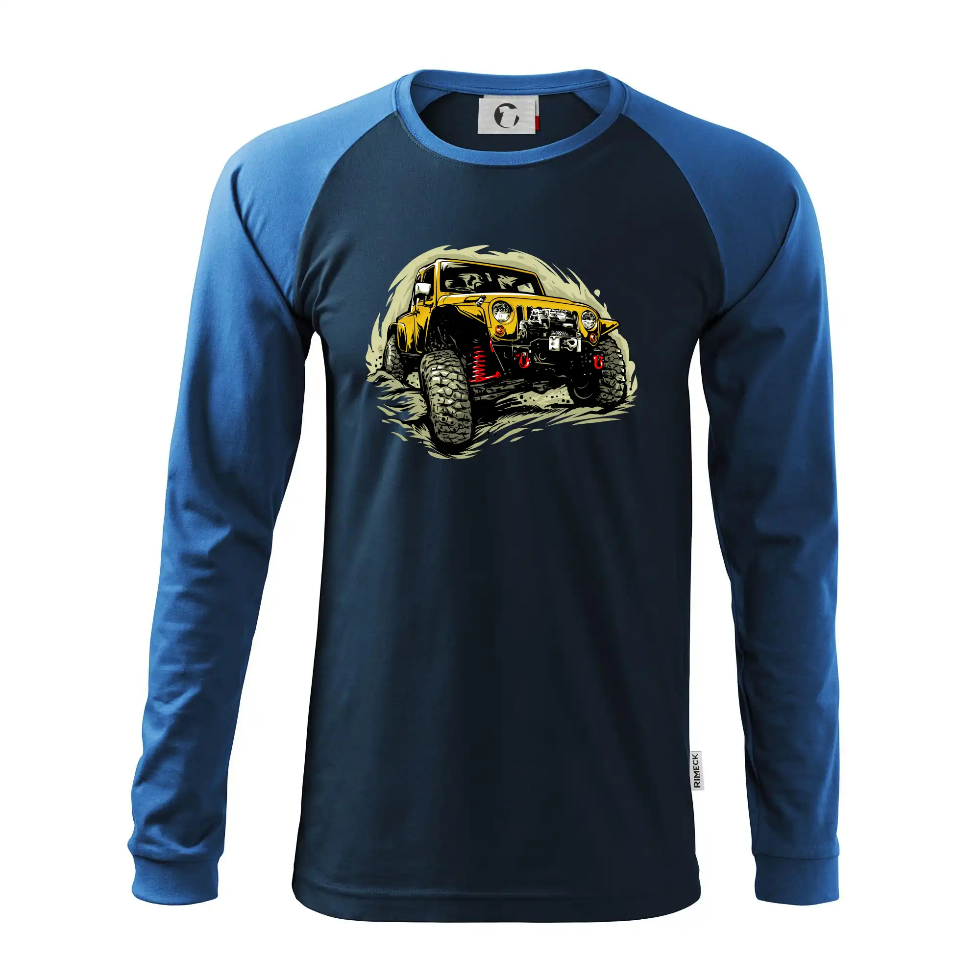 Žlutý offroad s navijákem