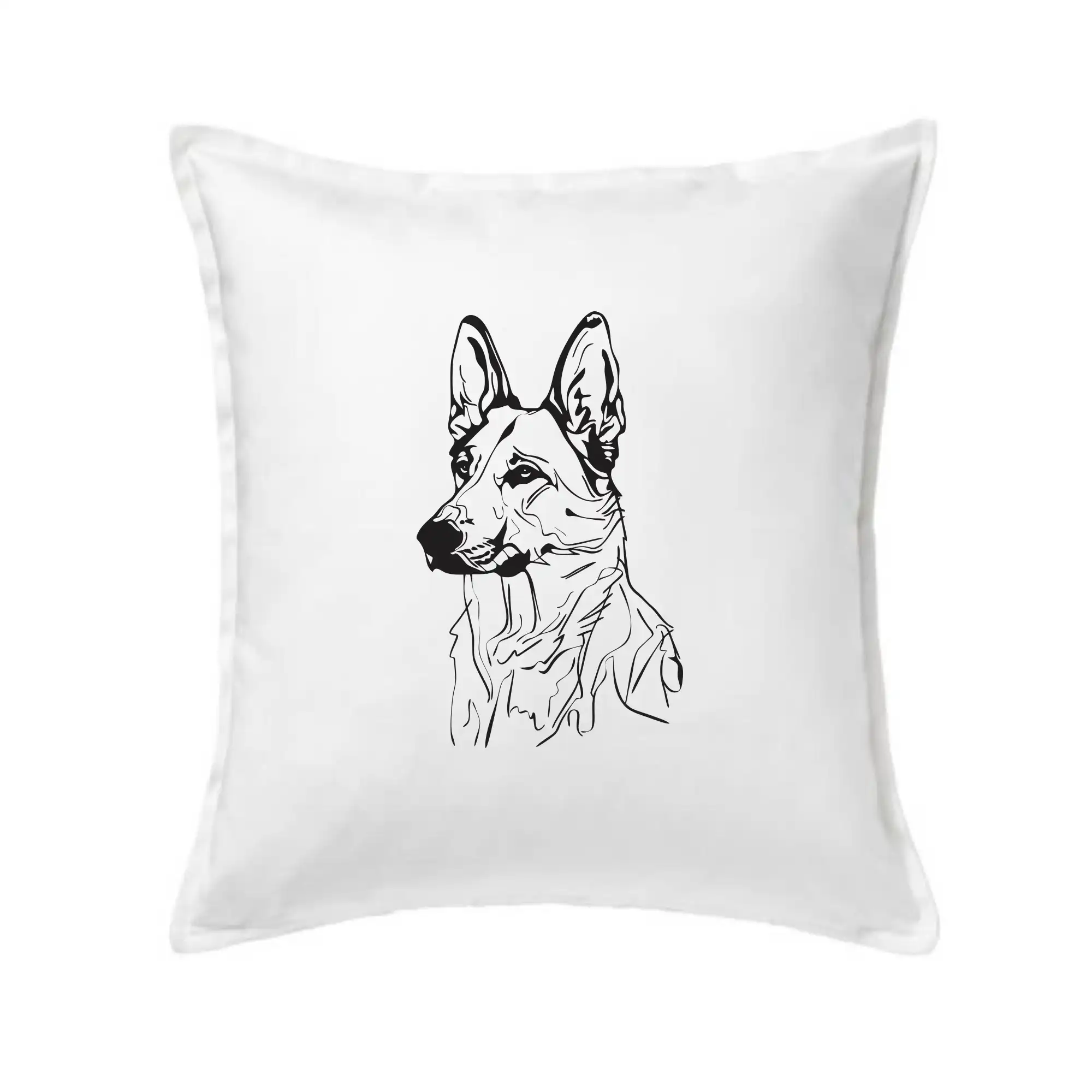 Německý ovčák černá kresba