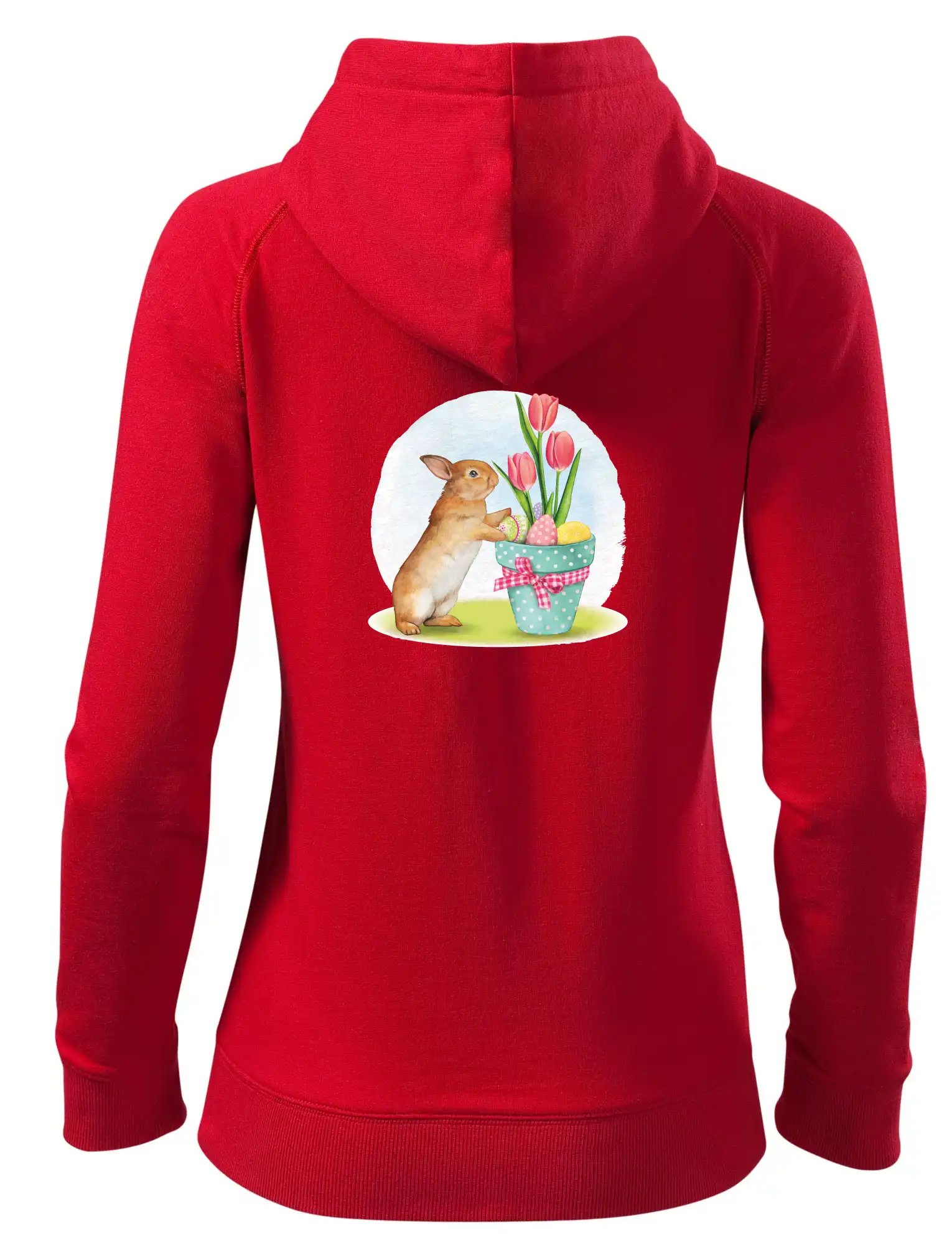 Velikonoční zajíček tulipány