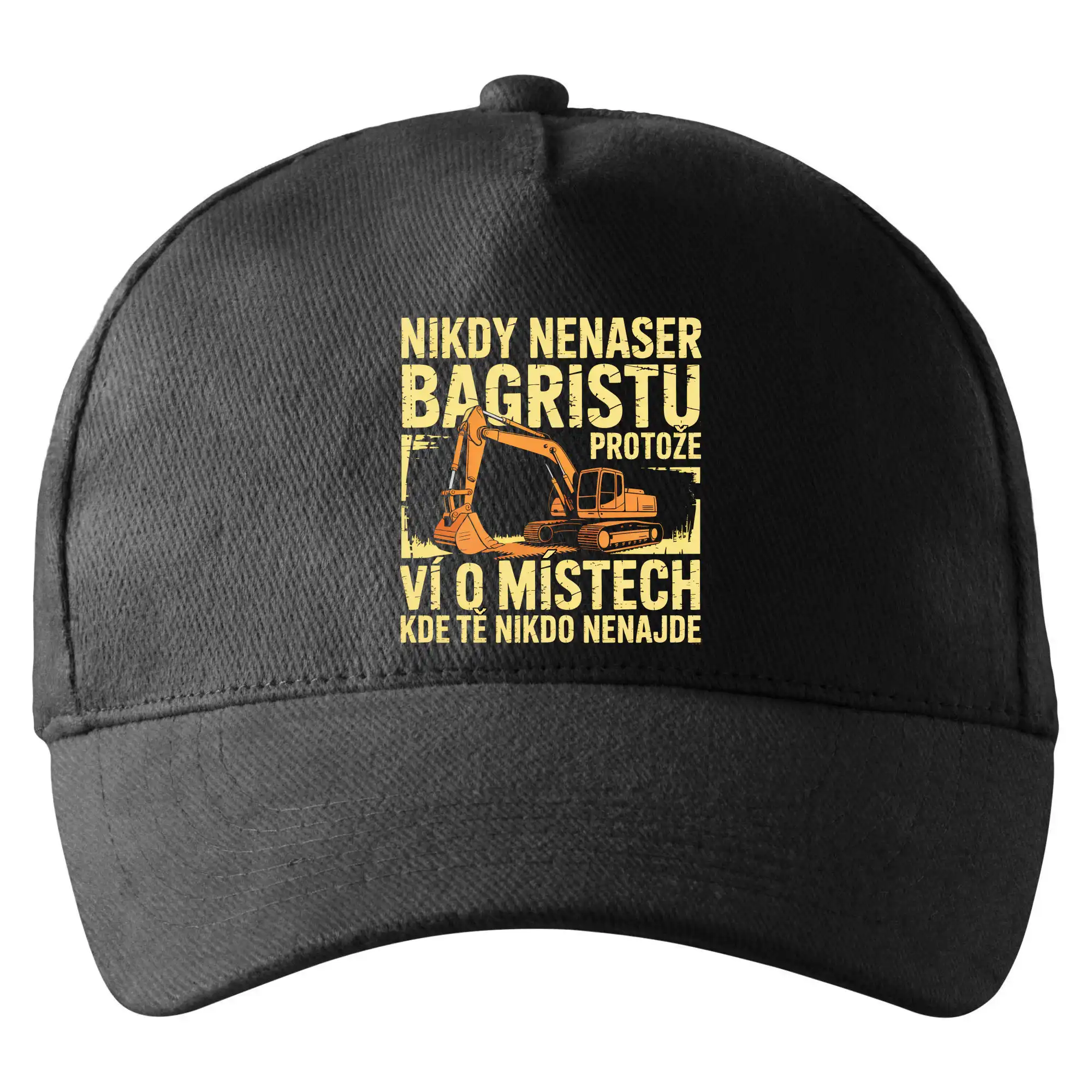 Velký bagr Nikdy Nenaser bagristu