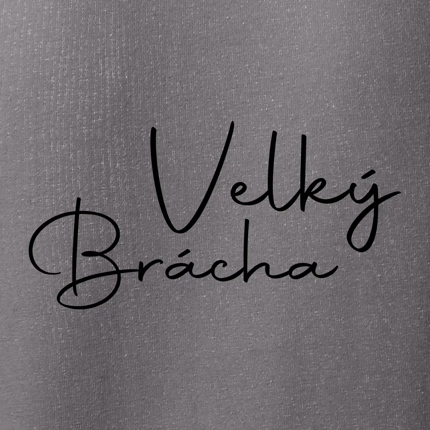 Velký brácha - nápis na zádech