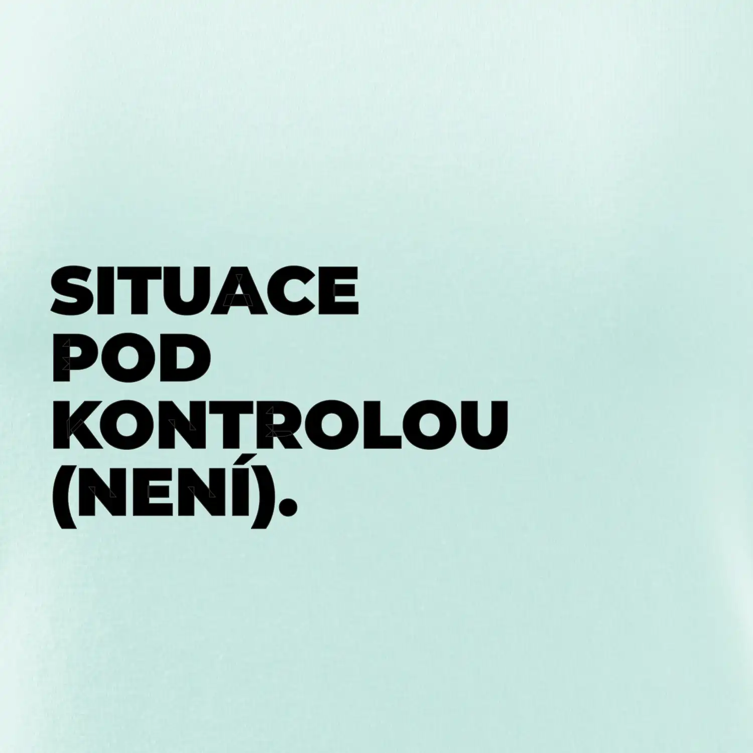 SITUACE POD KONTROLOU (NENÍ).