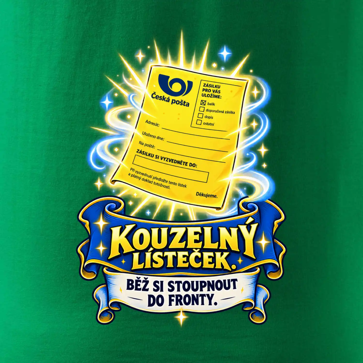 Kouzelný lísteček z pošty