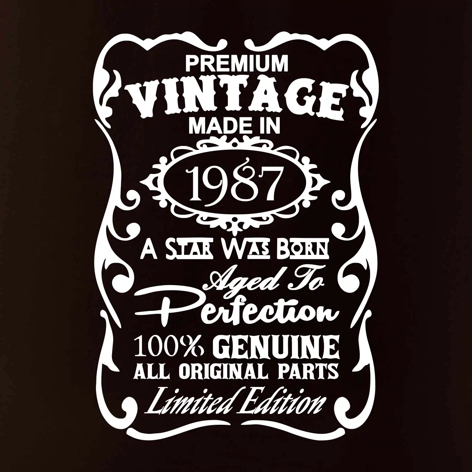 Vintage Etiketa - 1987